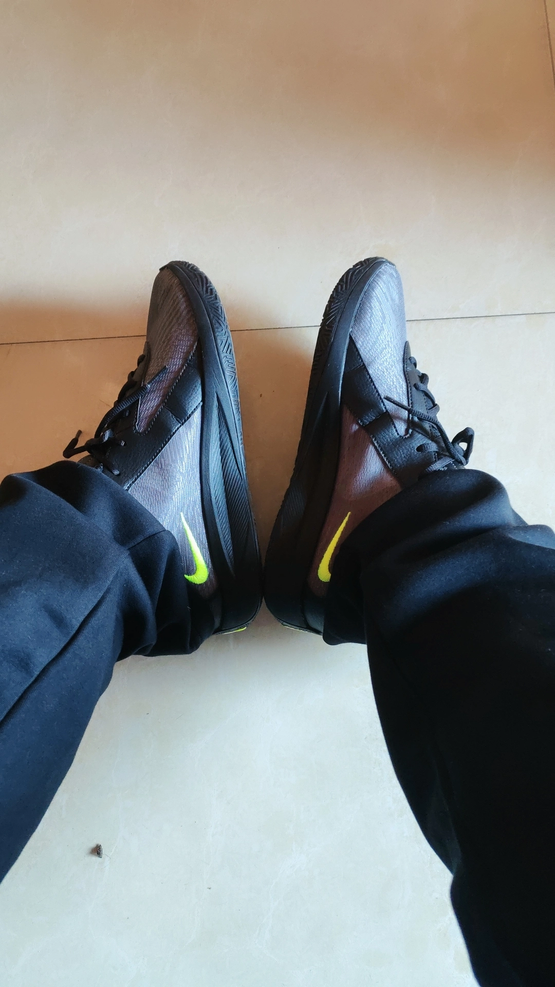 custom review-Nike Giannis Freak 6 Slip-resistant Abrasion-resistant Low-top Баскетбольные кроссовки Мужские Черный Зеленый Азиатская версия