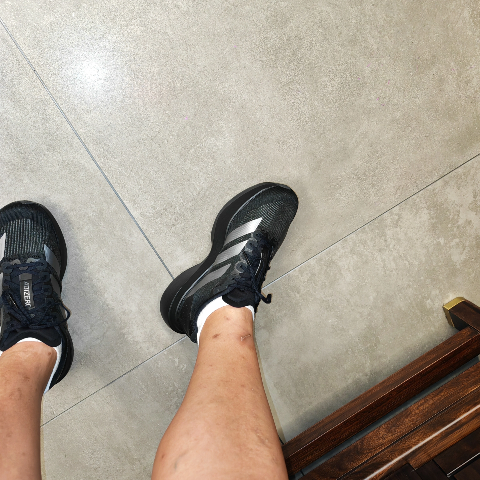 custom review-Adidas Adizero Evo SL Устойчивые к истиранию низкие беговые кроссовки для мужчин черные