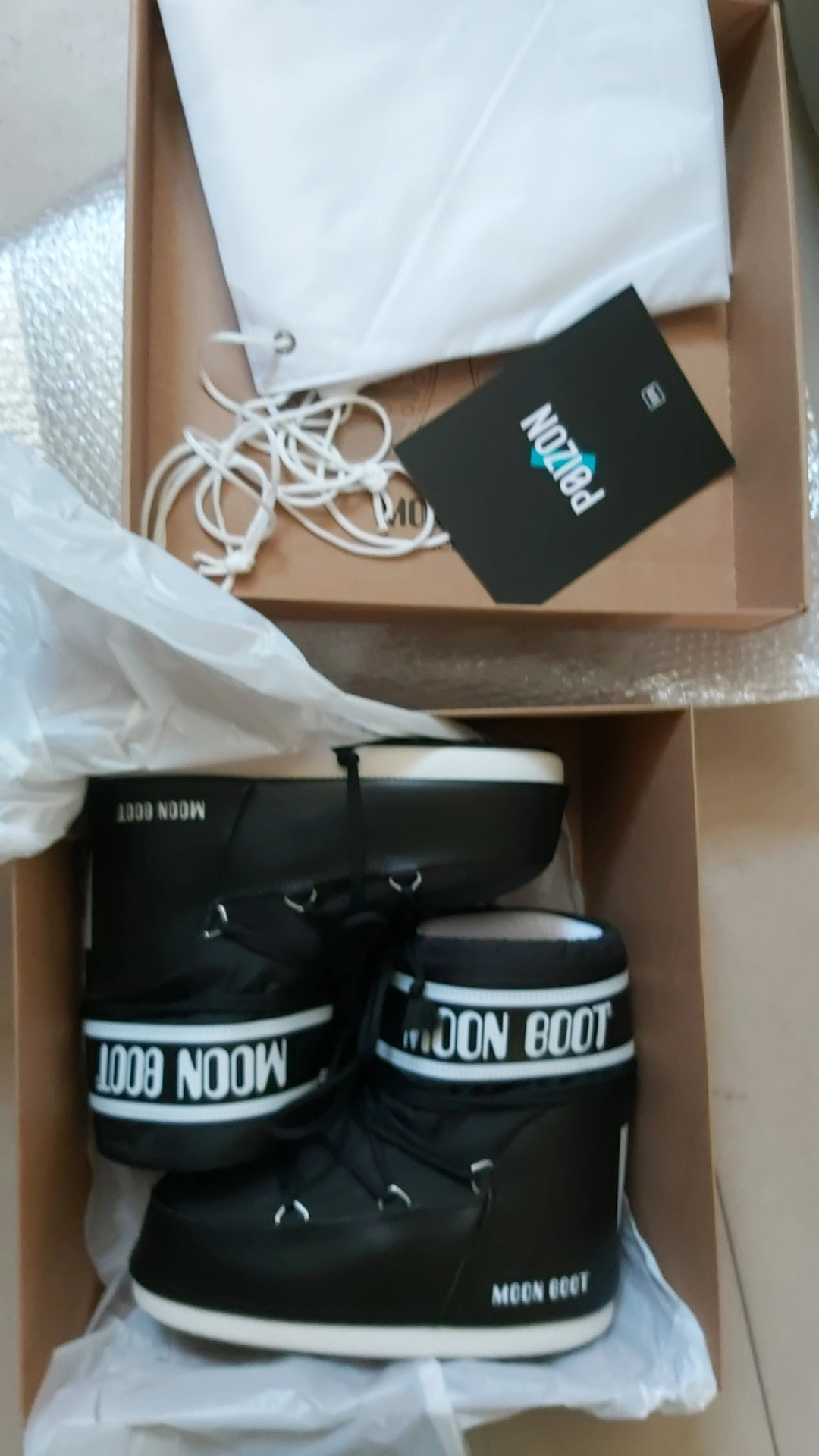 custom review-MOON BOOT Короткий сноубутс унисекс черный