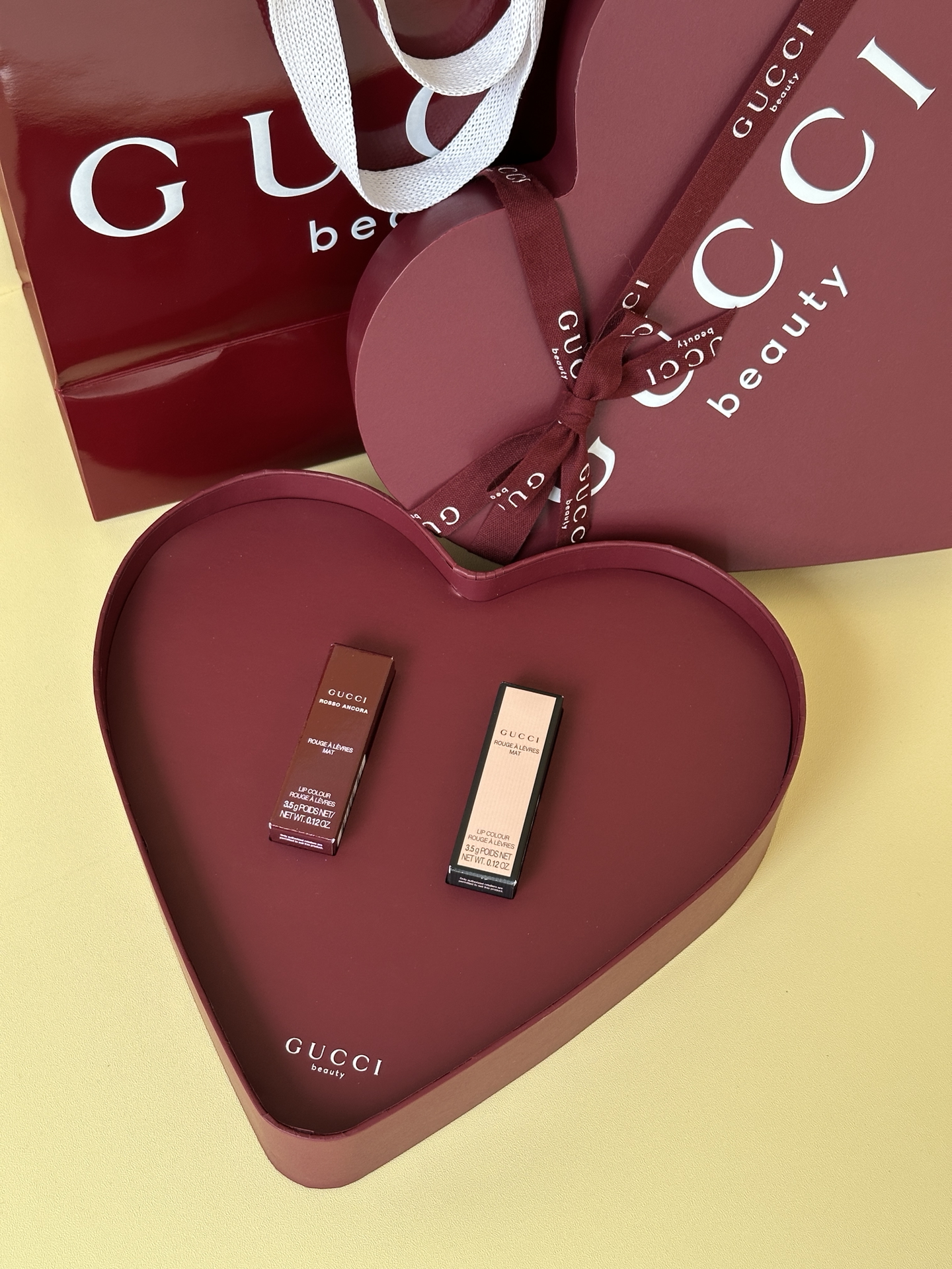 这个礼盒送女友心动值拉满 #古驰gucci口红 #情人节礼物送到心趴上