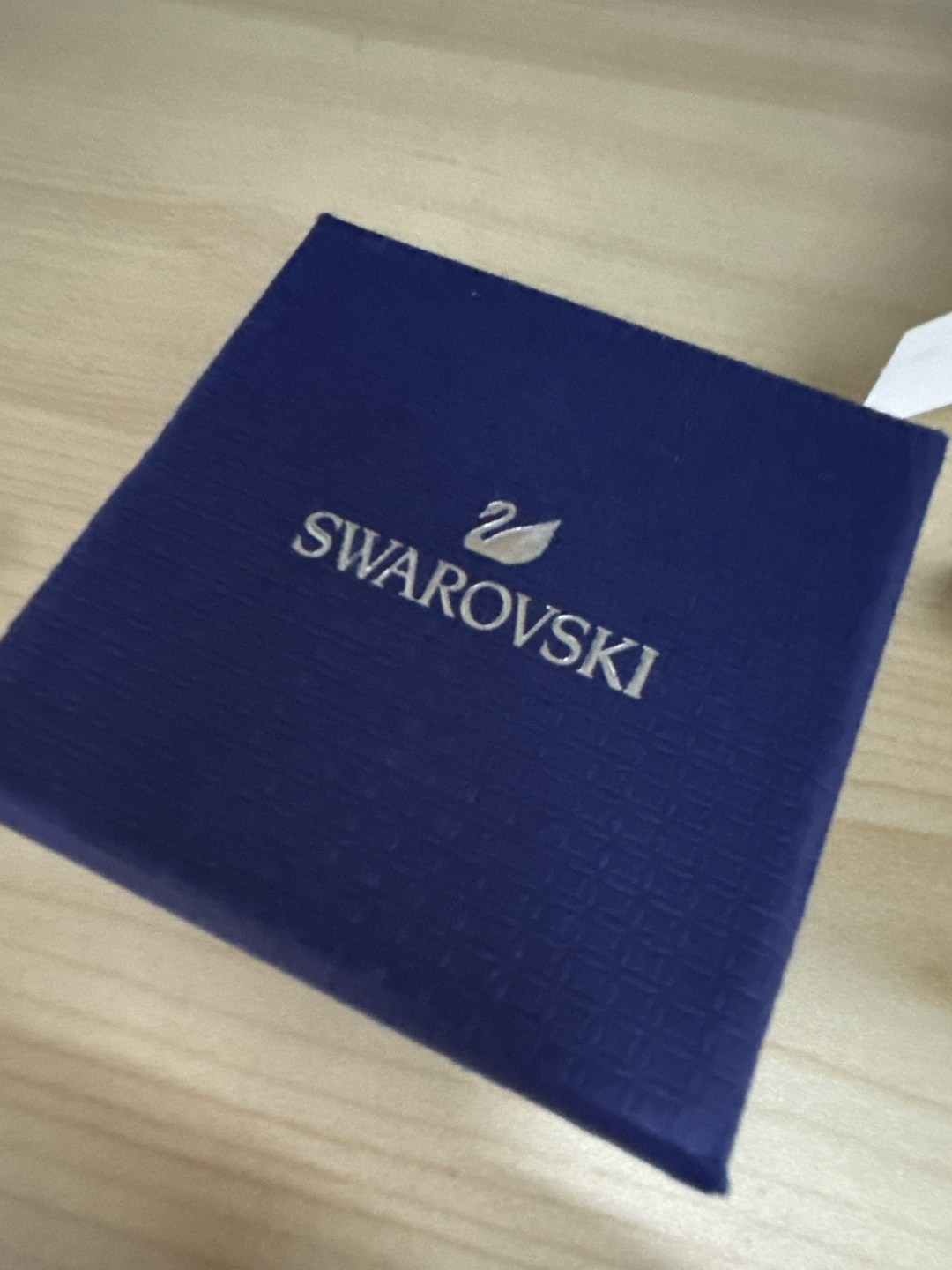 custom review-Swarovski Искусственный кристалл белый ожерелье с покрытием из белого золота женский синий