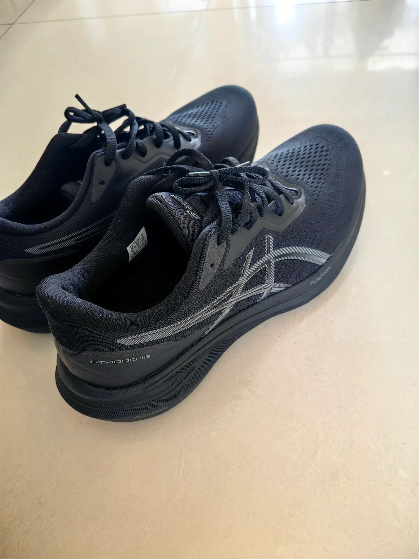 custom review-ASICS GT 1000 13 Амортизация Устойчивость к истиранию Дышащий Отскок Низкий Топ Тренировки Спринт Беговые кроссовки Мужской Черный
