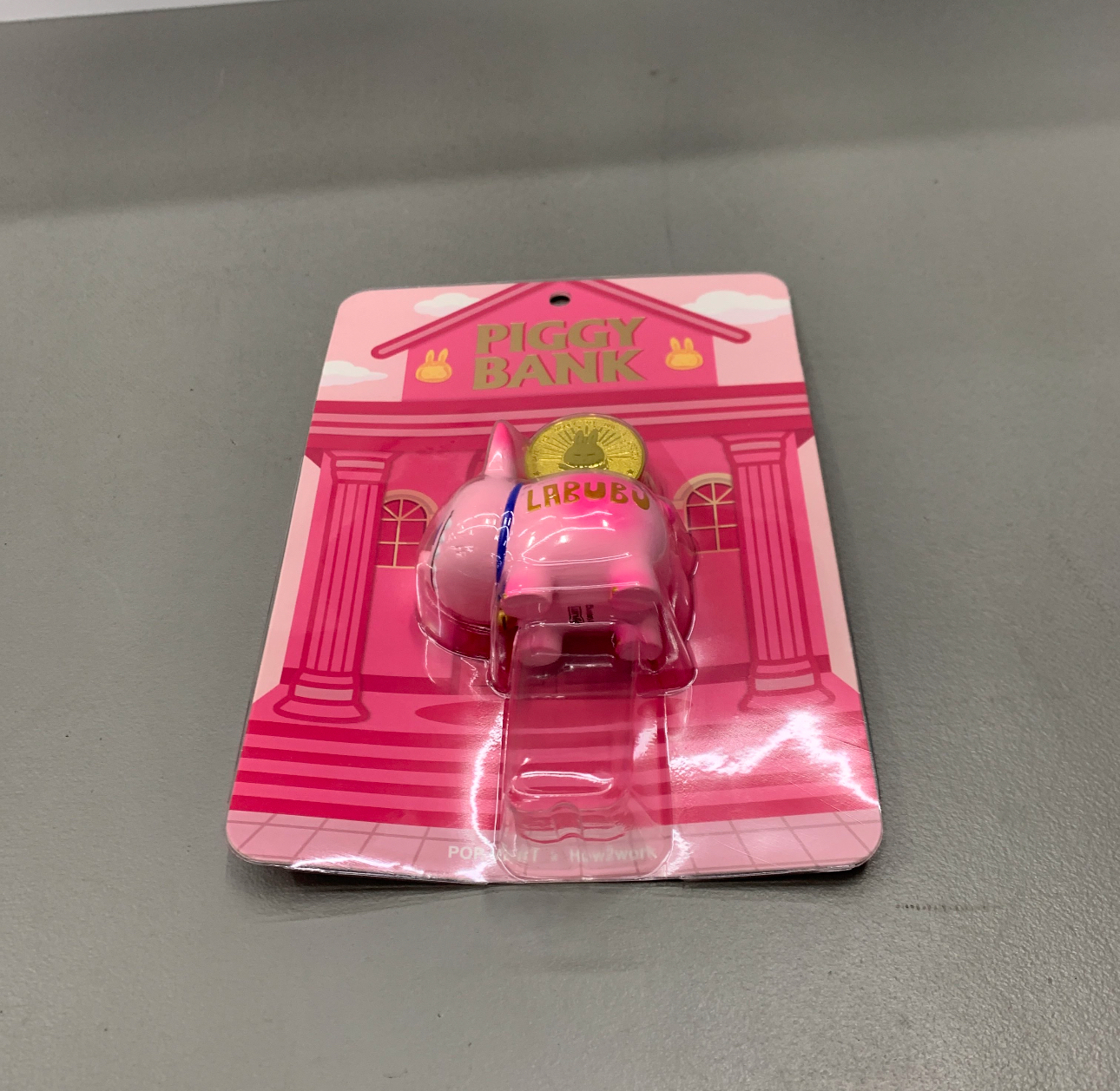 custom review-POP MART THE MONSTERS LABUBU Piggy Bank, Прозрачный Слепой Бокс На Карточке, 6 См