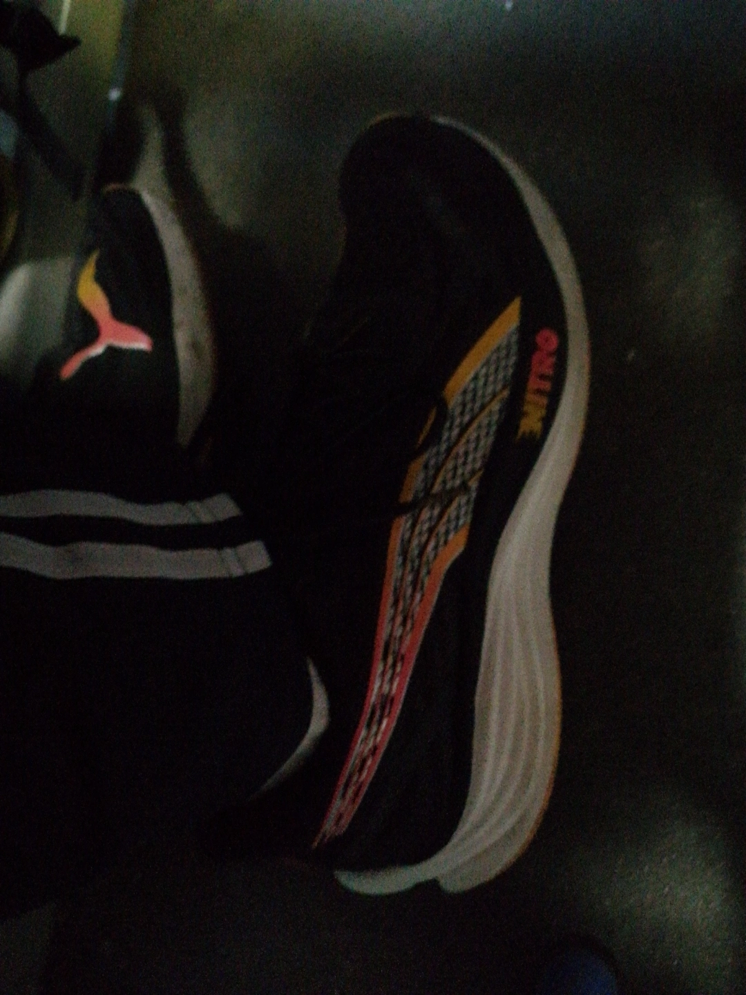 custom review-PUMA Velocity Nitro 3 Low Топ Повседневные Беговые Кроссовки Мужские Черные Желтые