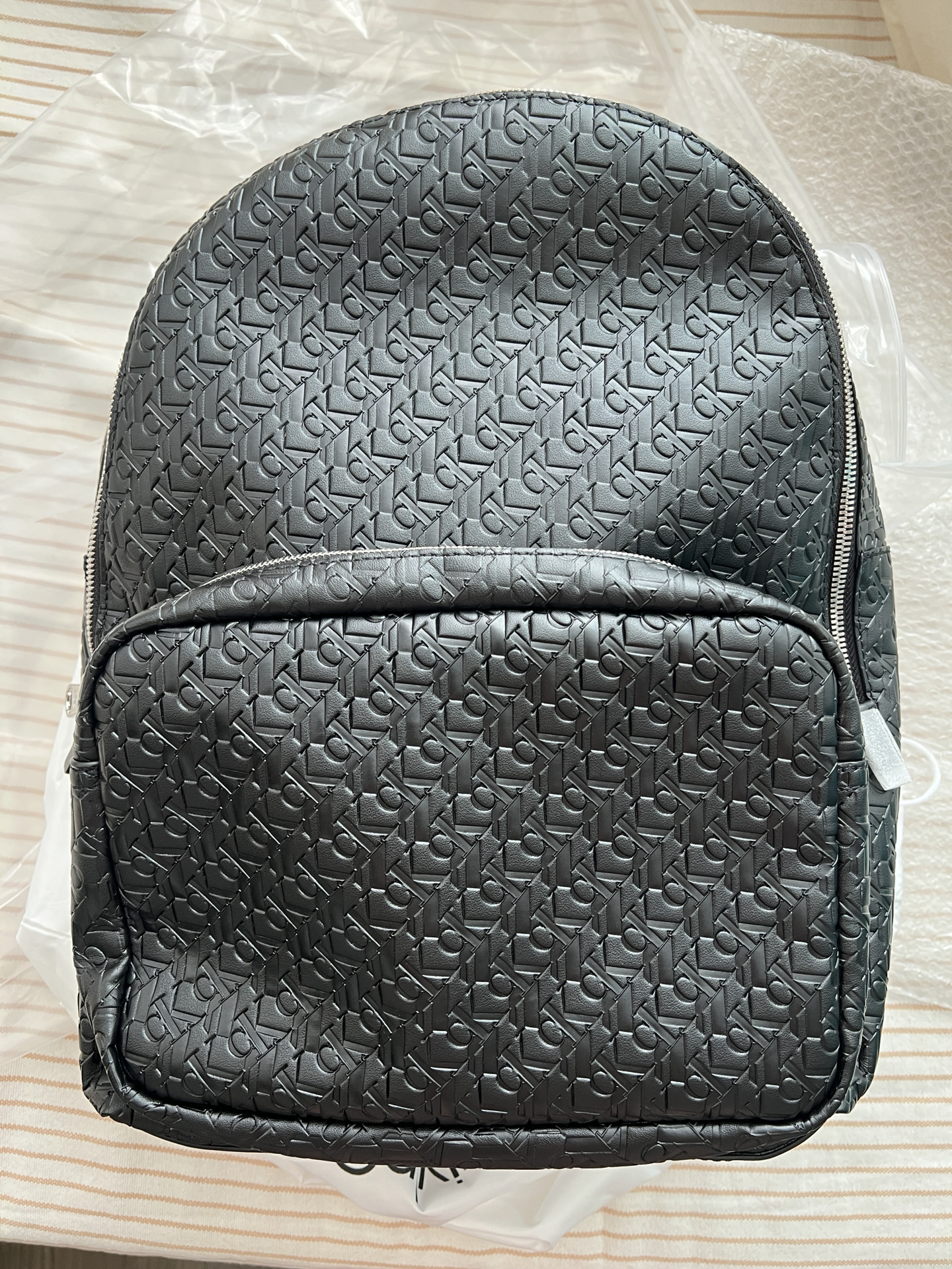 custom review-CALVIN KLEIN Полиуретан Рюкзак Мужской Черный