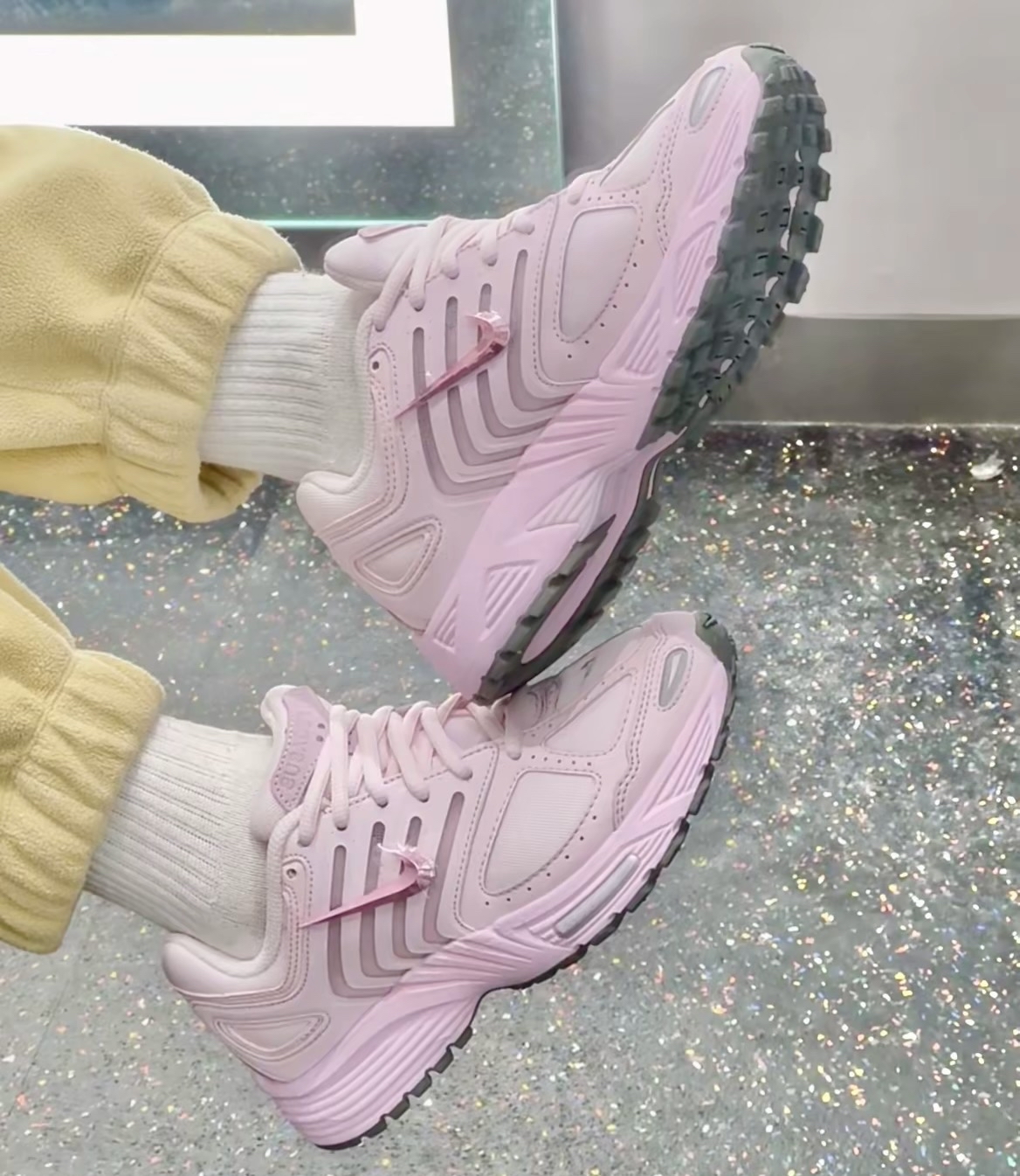 custom review-Nike Air Pegasus 2K5 Устойчивый к истиранию Дышащий Низкий Топ Повседневные Беговые кроссовки Женские Розовые