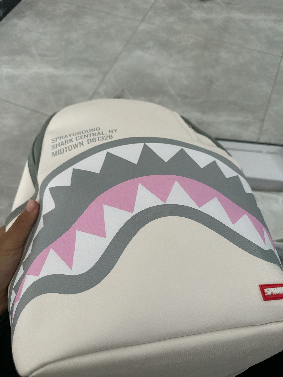 custom review-SPRAYGROUND ПВХ Рюкзак Стандартный Унисекс Экрю