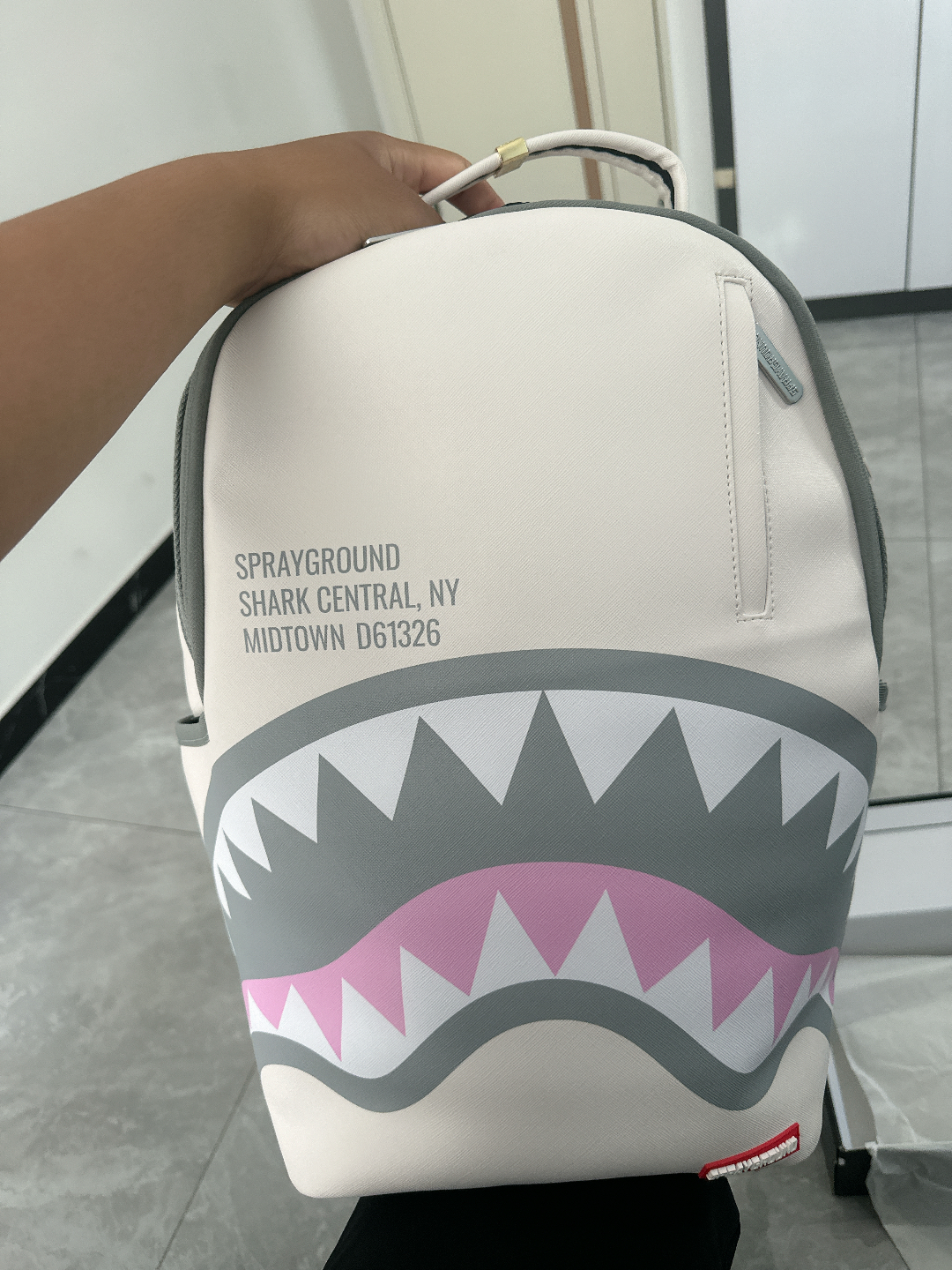 custom review-SPRAYGROUND ПВХ Рюкзак Стандартный Унисекс Экрю