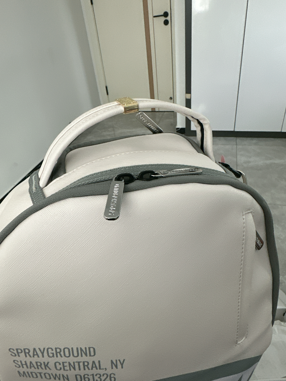 custom review-SPRAYGROUND ПВХ Рюкзак Стандартный Унисекс Экрю