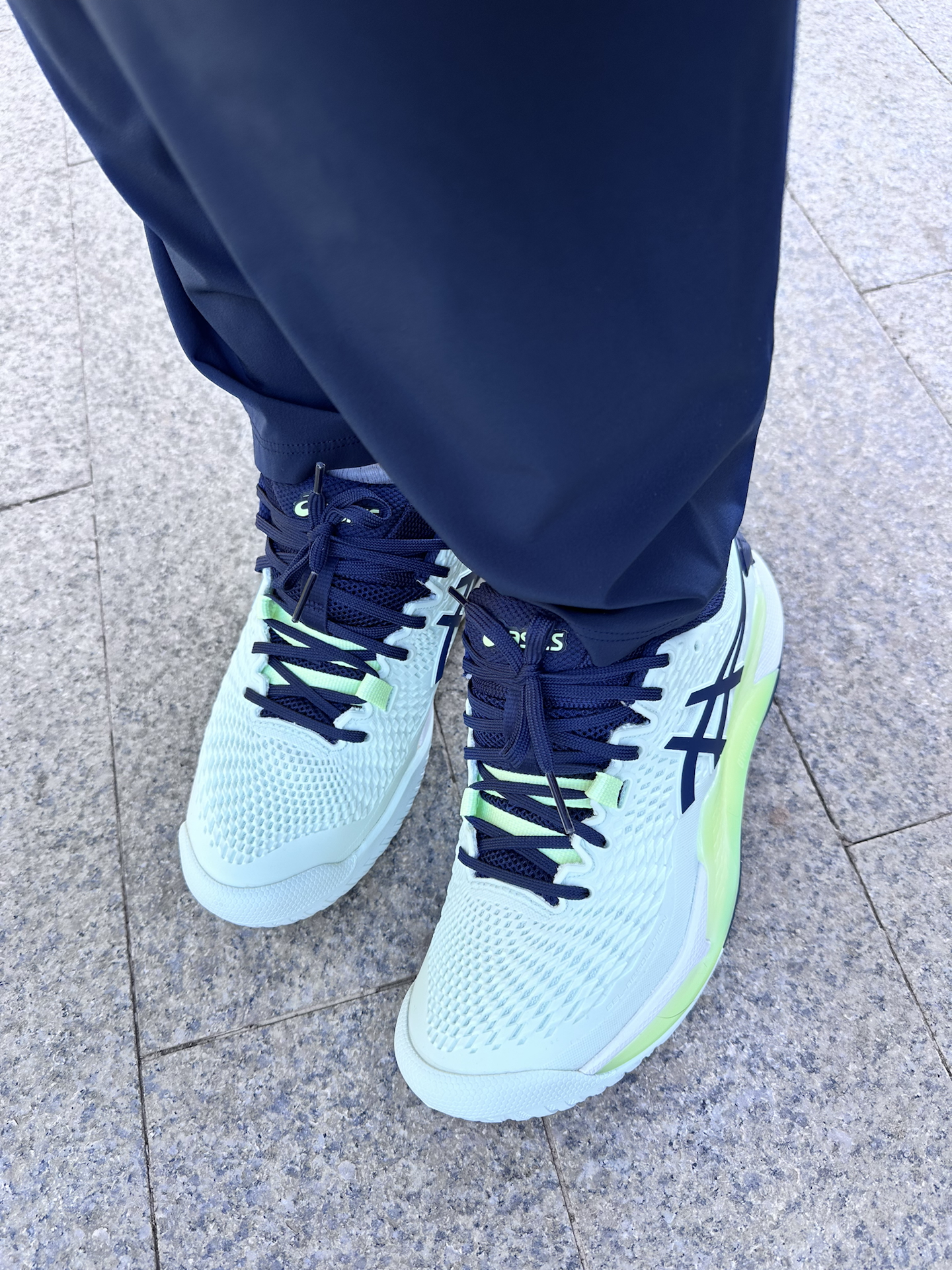 custom review-Asics Gel Resolution 9 Противоскользящие Водонепроницаемые Низкие Кроссовки для Тениса Женские Белые Желтые