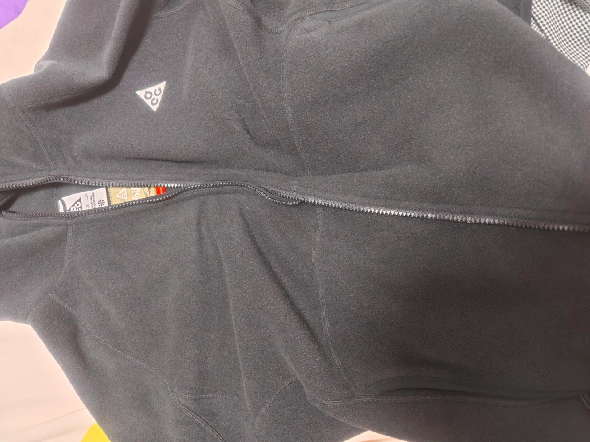 custom review-Nike ACG Wolf Tree Velvet Feel Куртка Мужская Черный Угольный Черный Гора Белый