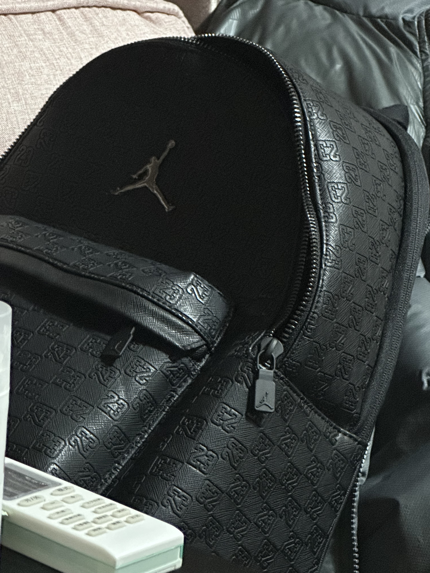 custom review-Jordan PU (полиуретан) Backpack Standard Unisex Black
