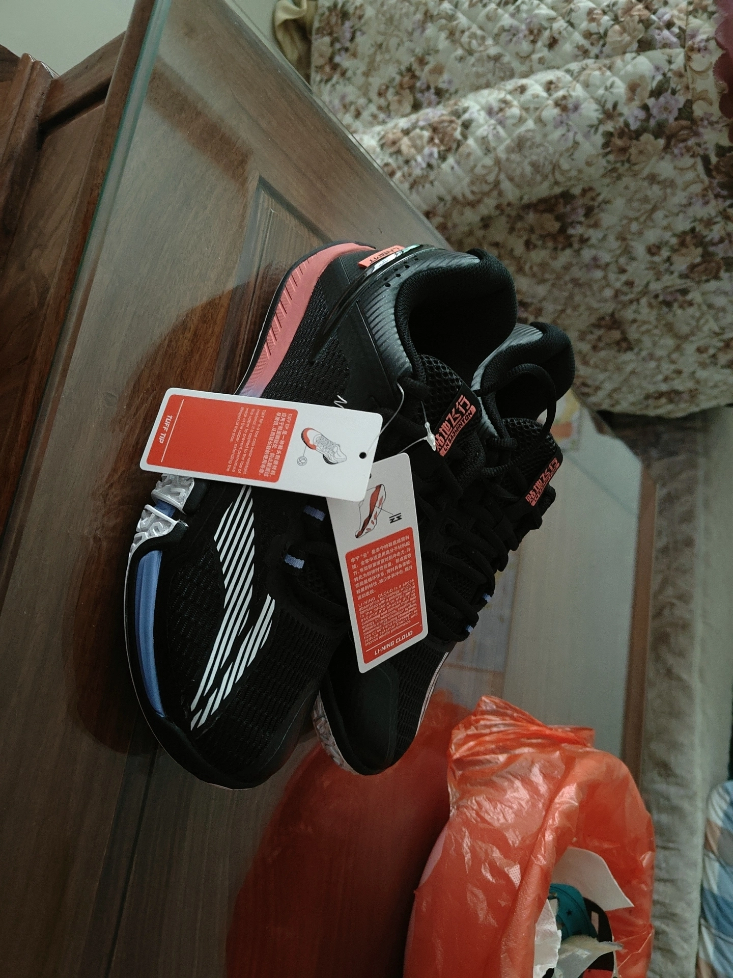 custom review-Li NING Flying Close To The Ground Светлый текстиль синтетическая кожа TPU