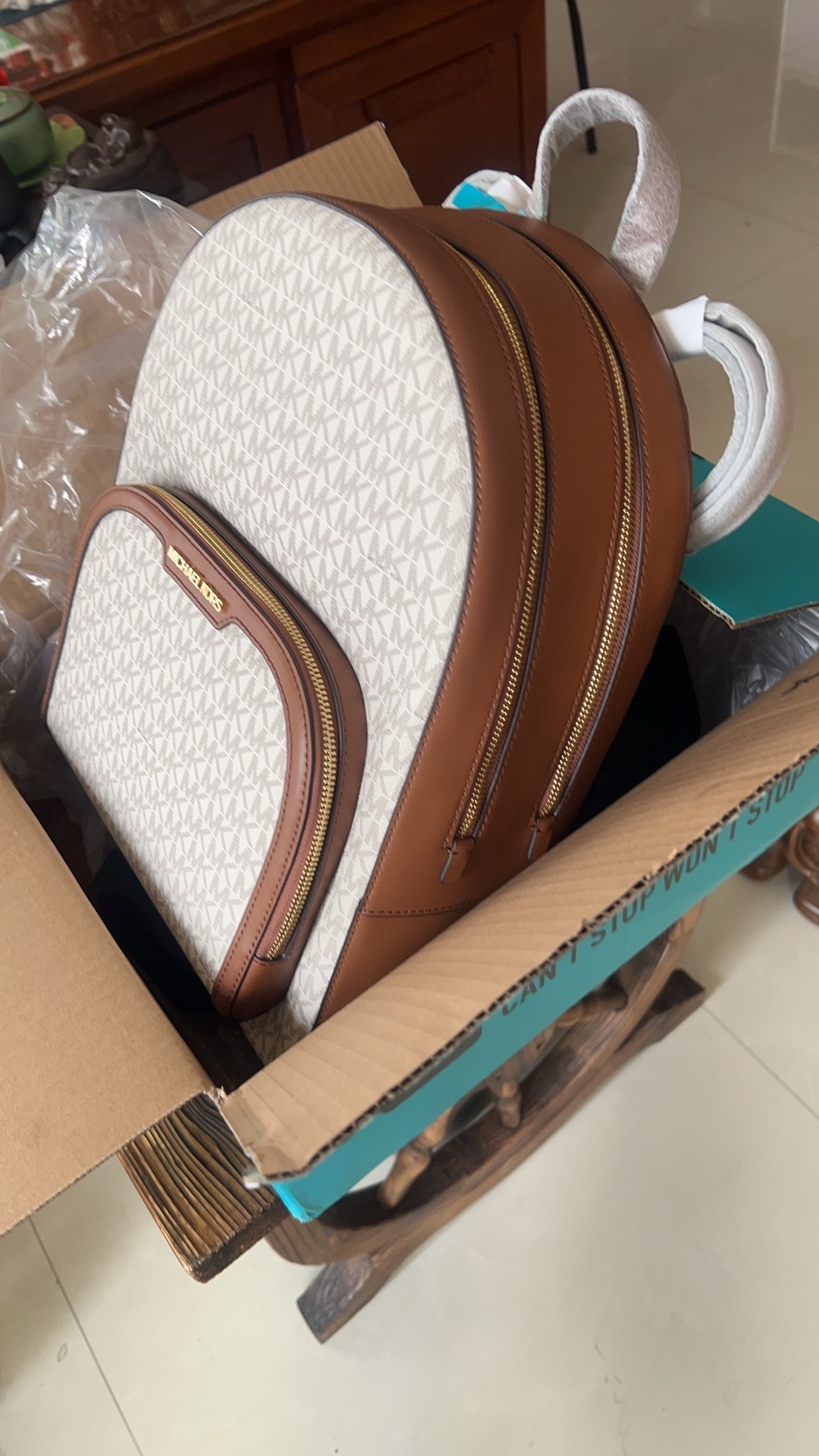 custom review-MICHAEL KORS Jaycee Рюкзак из искусственной кожи женский