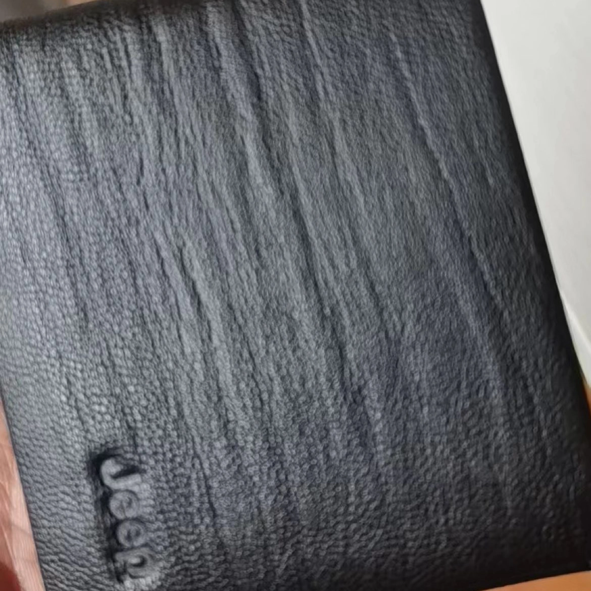 custom review-Jeep Натуральная кожа мягкая коровья кожа кошелек для монет мужской черный