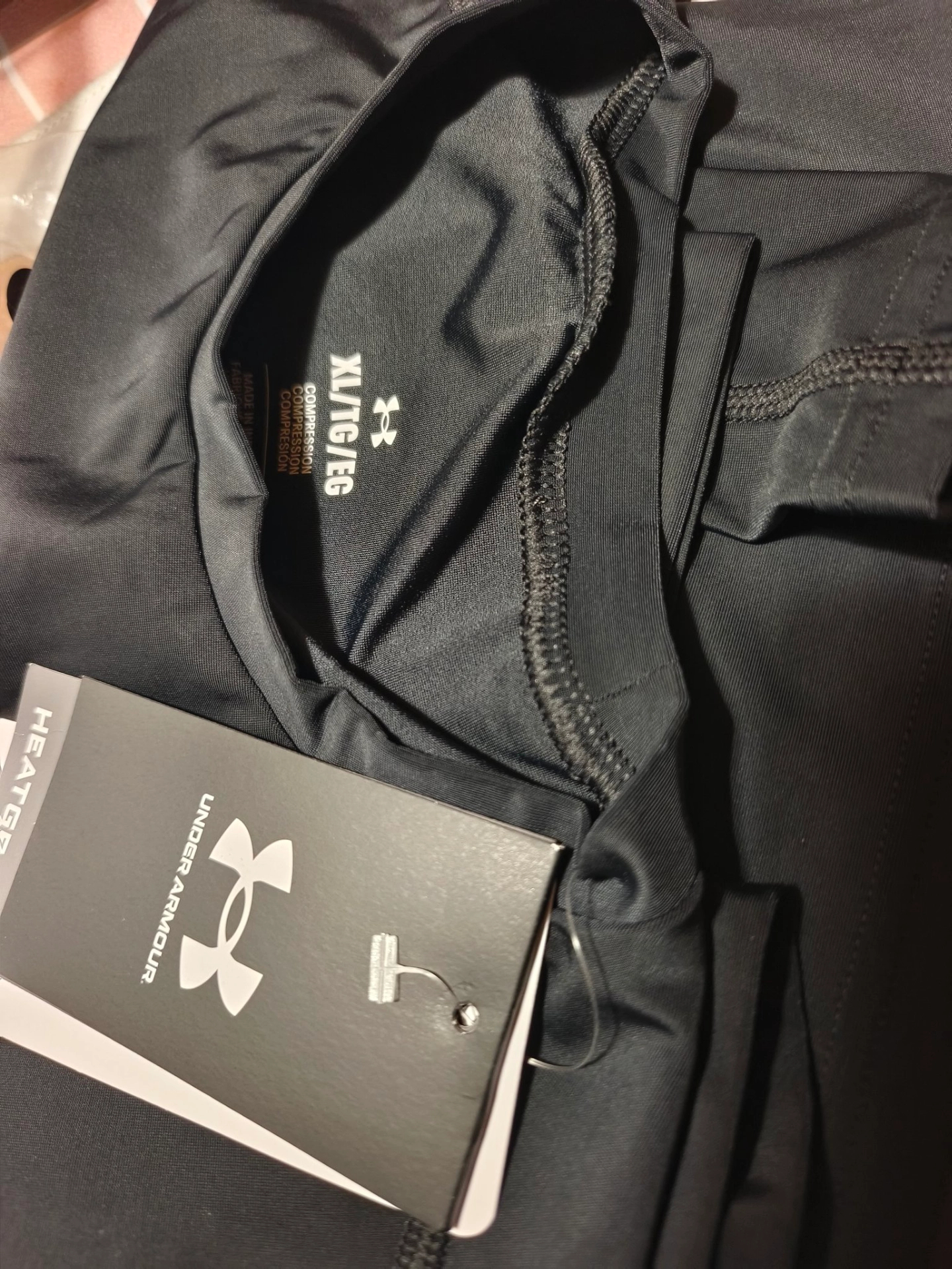 custom review-Under Armour HeatGear® OG Компрессионный Длинный Рукав Спортивная Одежда Мужская Черная