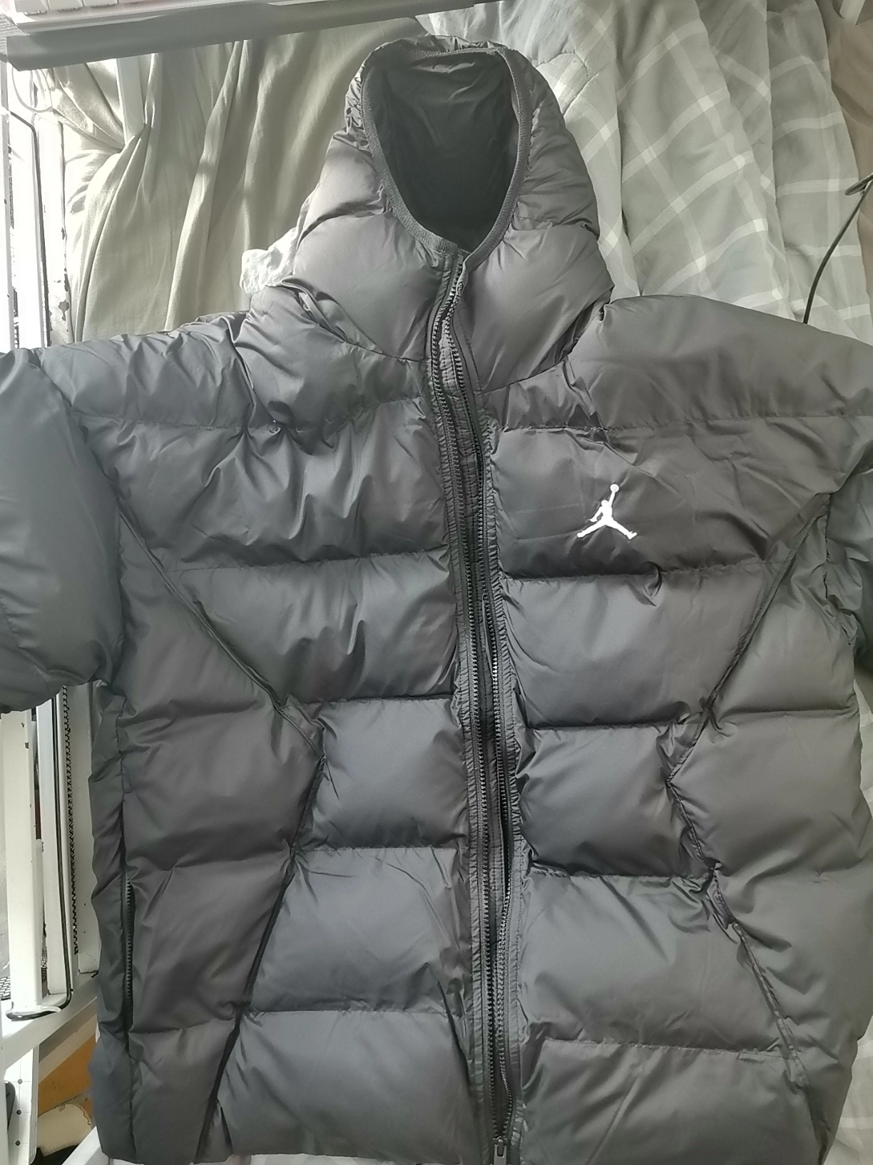 custom review-Джордан Стеганый хлопковый пуховик Мужской