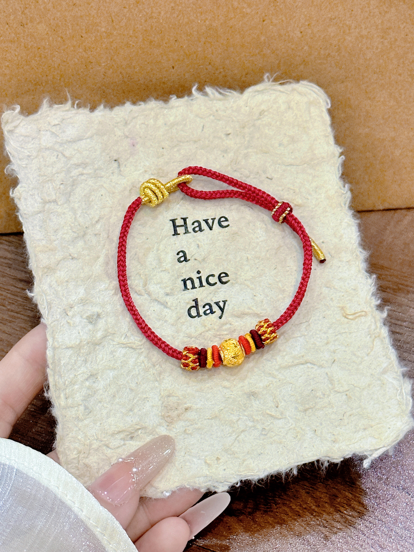 0.93g的转运珠手链拒绝不了耶