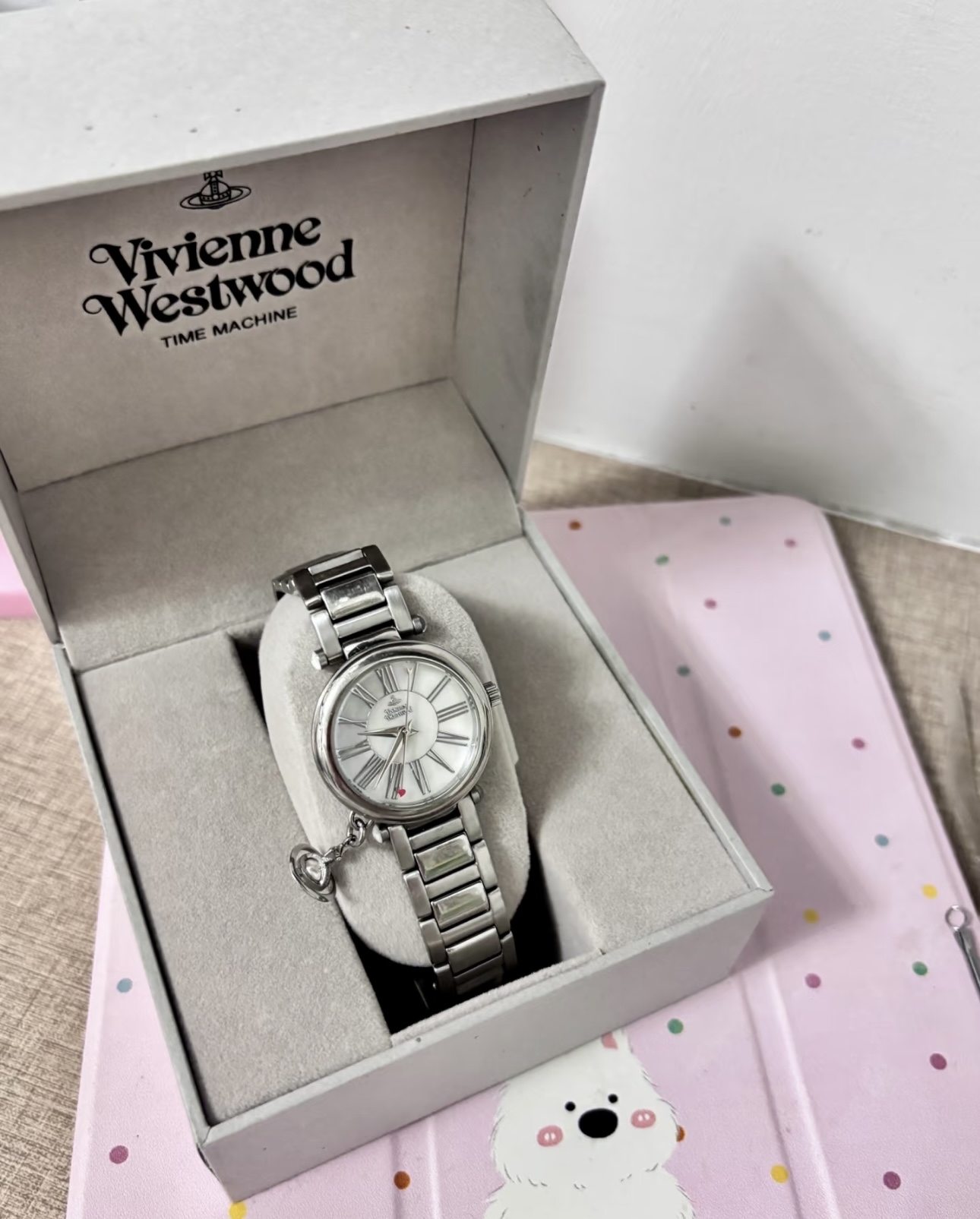 custom review-Vivienne Westwood Vivienne Westwood Мужские часы Кварцевый механизм Ремешок из нержавеющей стали