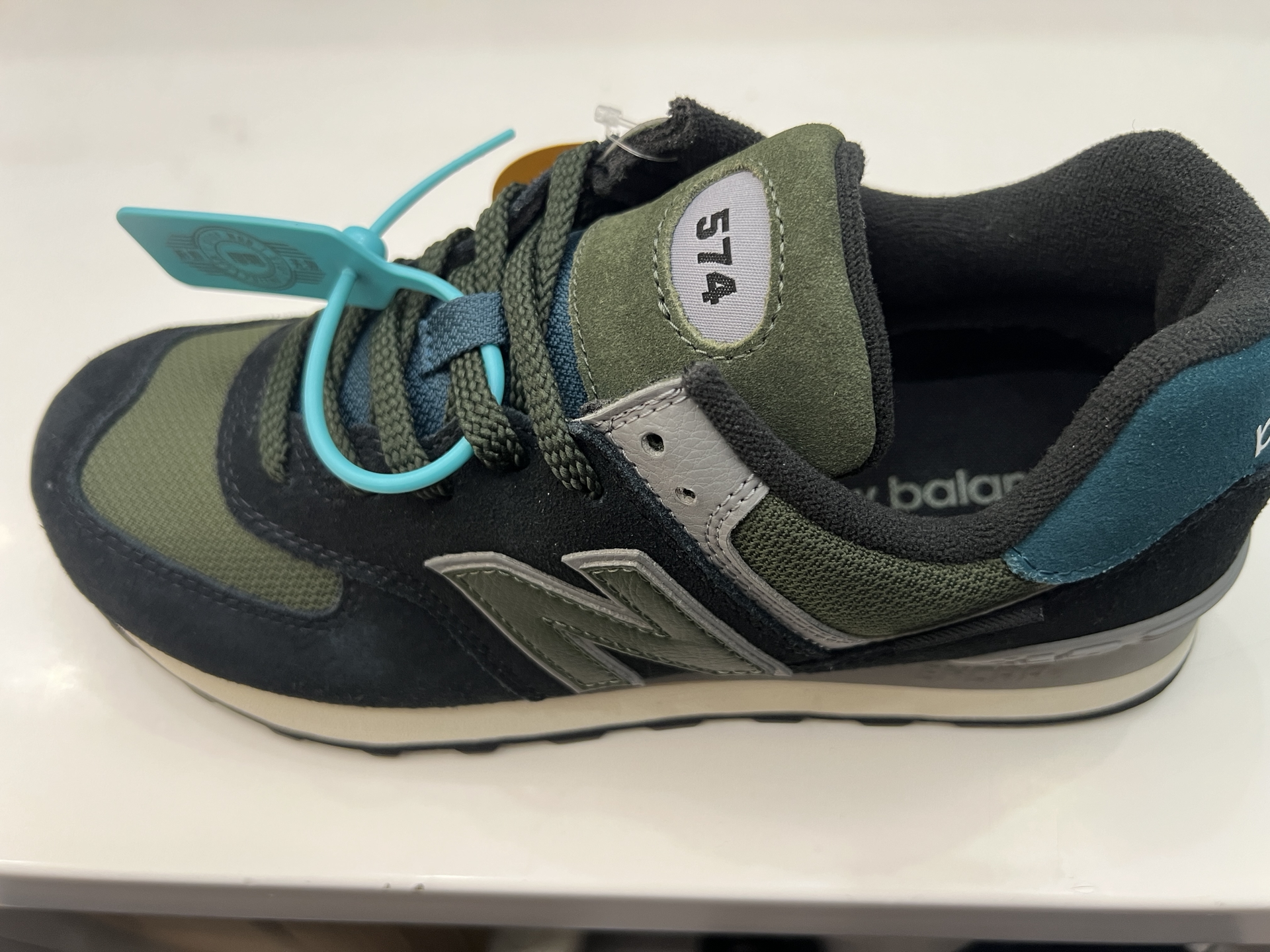 custom review-New Balance NB 574 Support Lightweight Low Top Повседневная обувь Унисекс Черный Серый