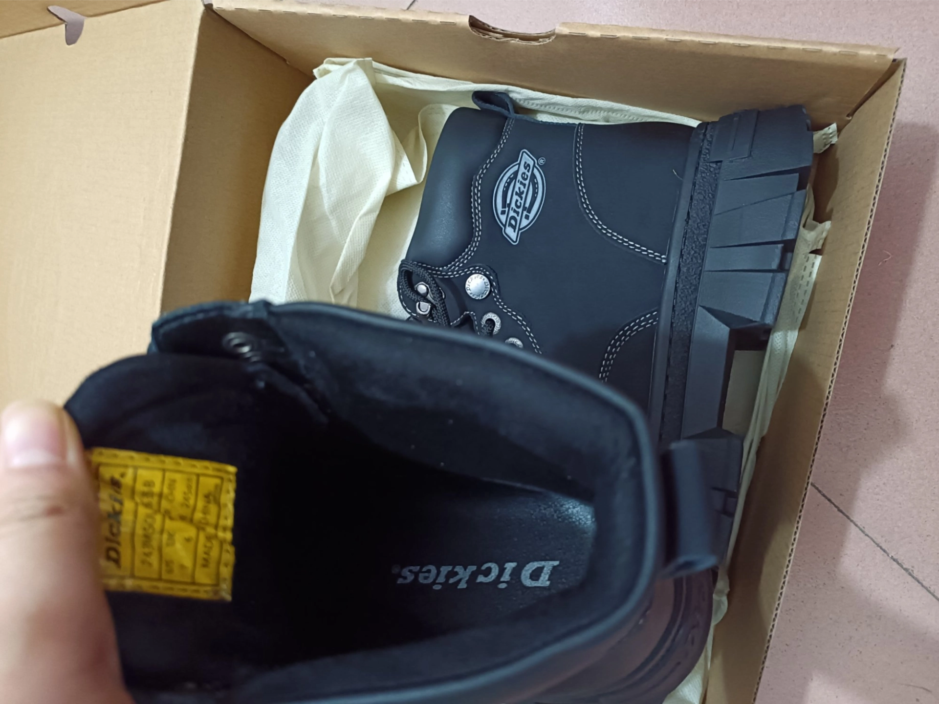 custom review-Dickies Короткий ботинок Martin Мужской Черный