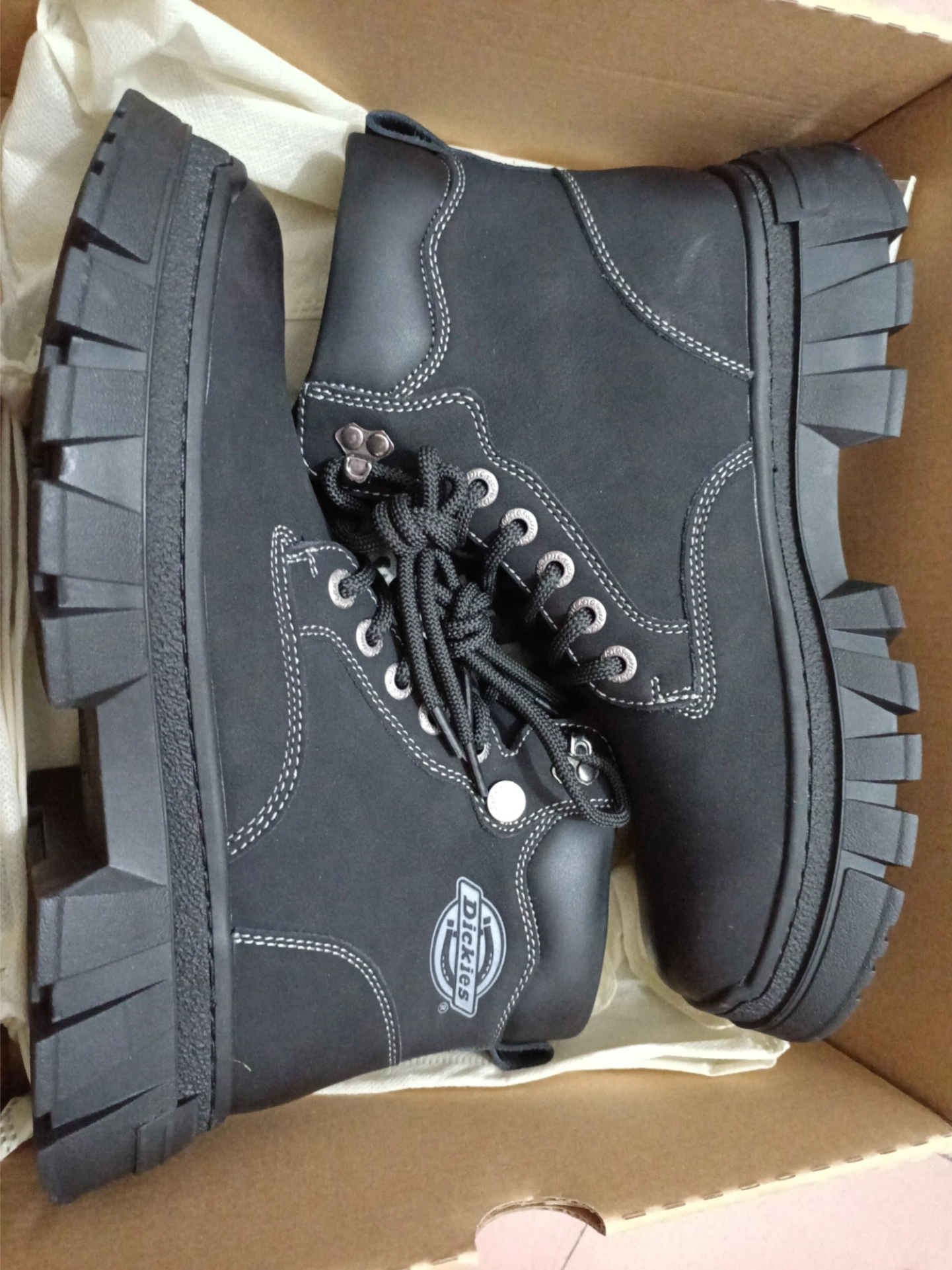 custom review-Dickies Короткий ботинок Martin Мужской Черный