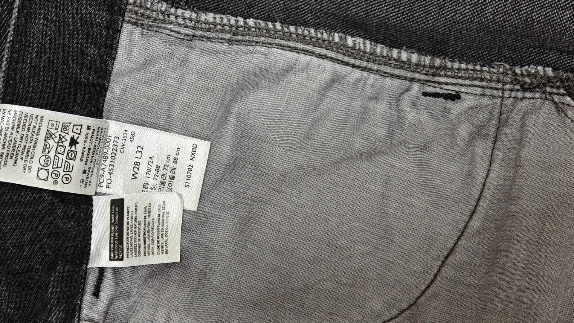 custom review-Levis SilverTab Мужские Черные Джинсы