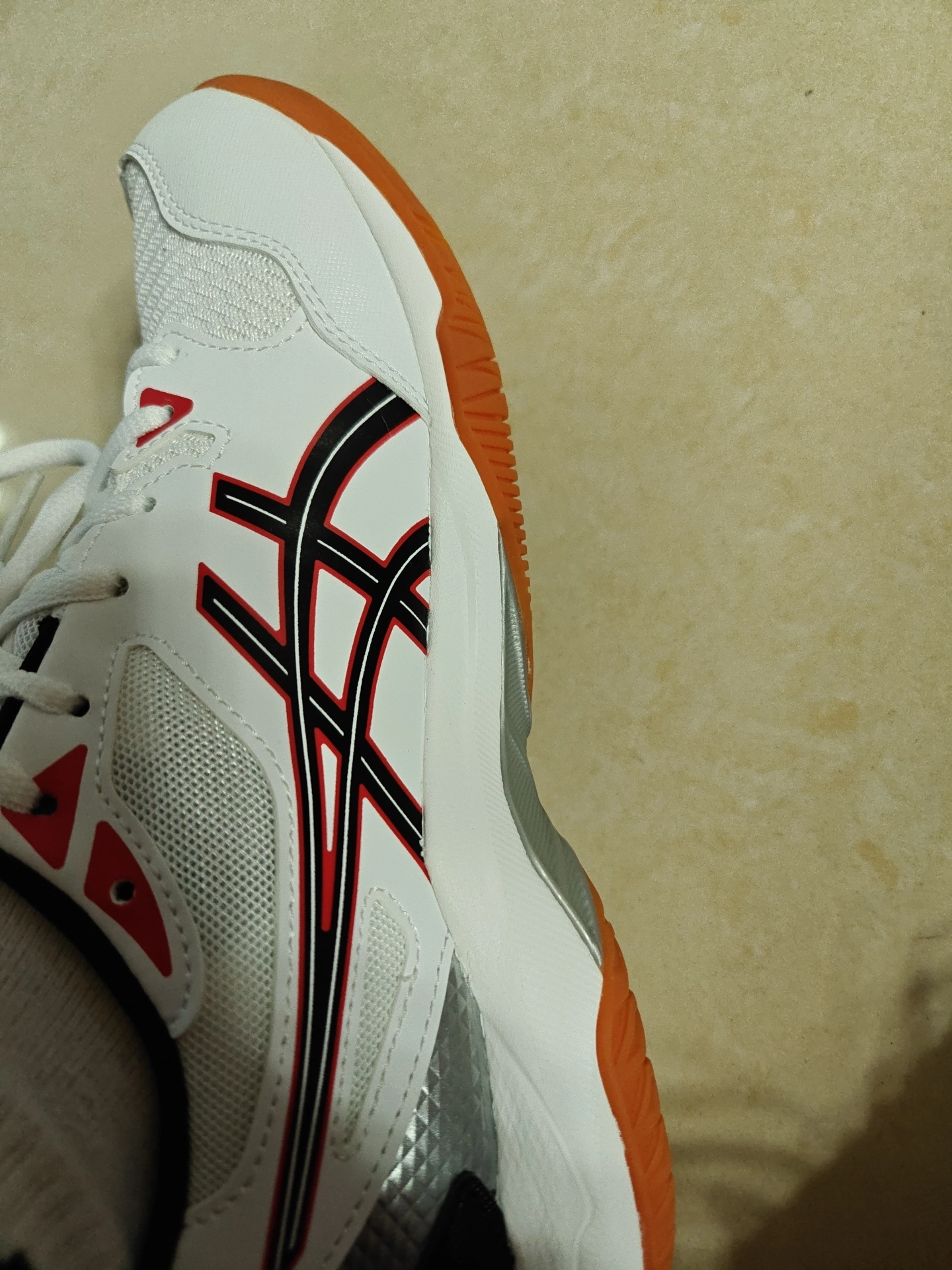 custom review-ASICS Gel Rocket 10 Low Top Бадминтонная Обувь Мужская Белая Красная