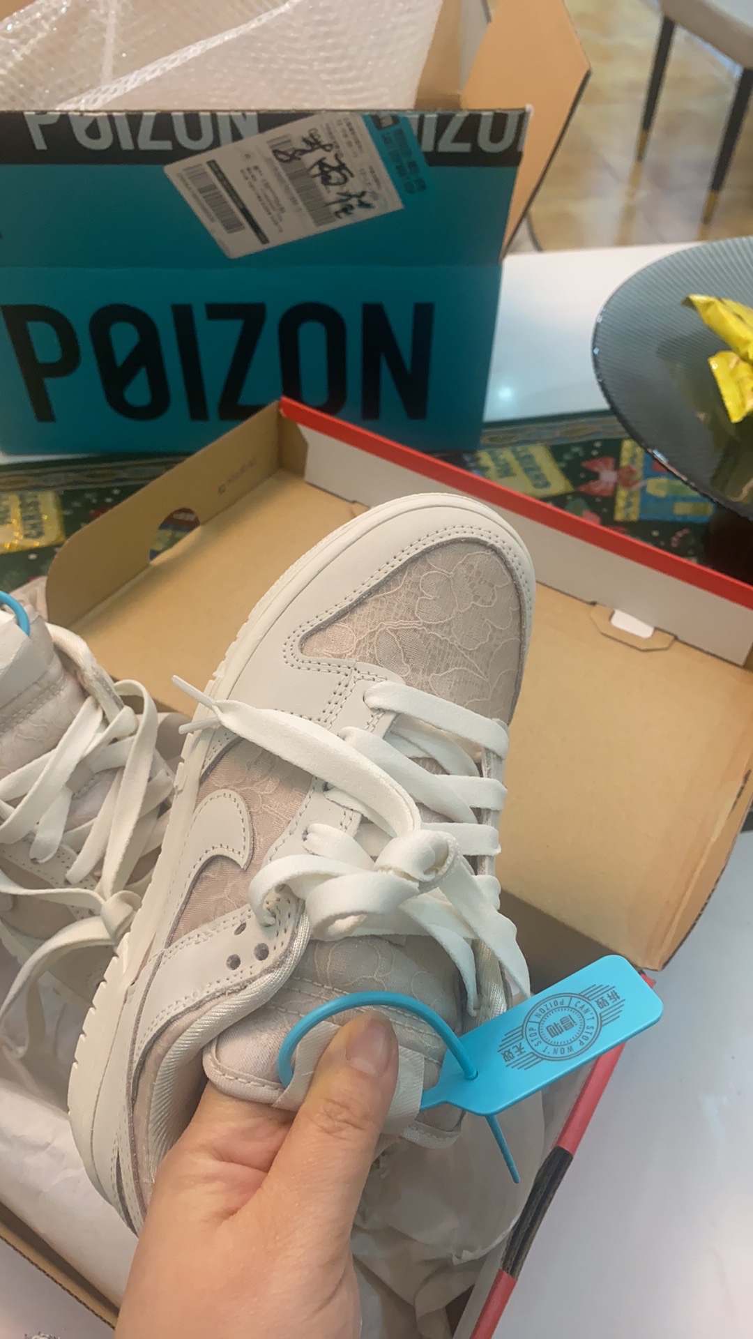 custom review-Nike Dunk Slip-on Устойчивый к истиранию Низкий Топ Скейтборд Кроссовки Женские Белый Розовый