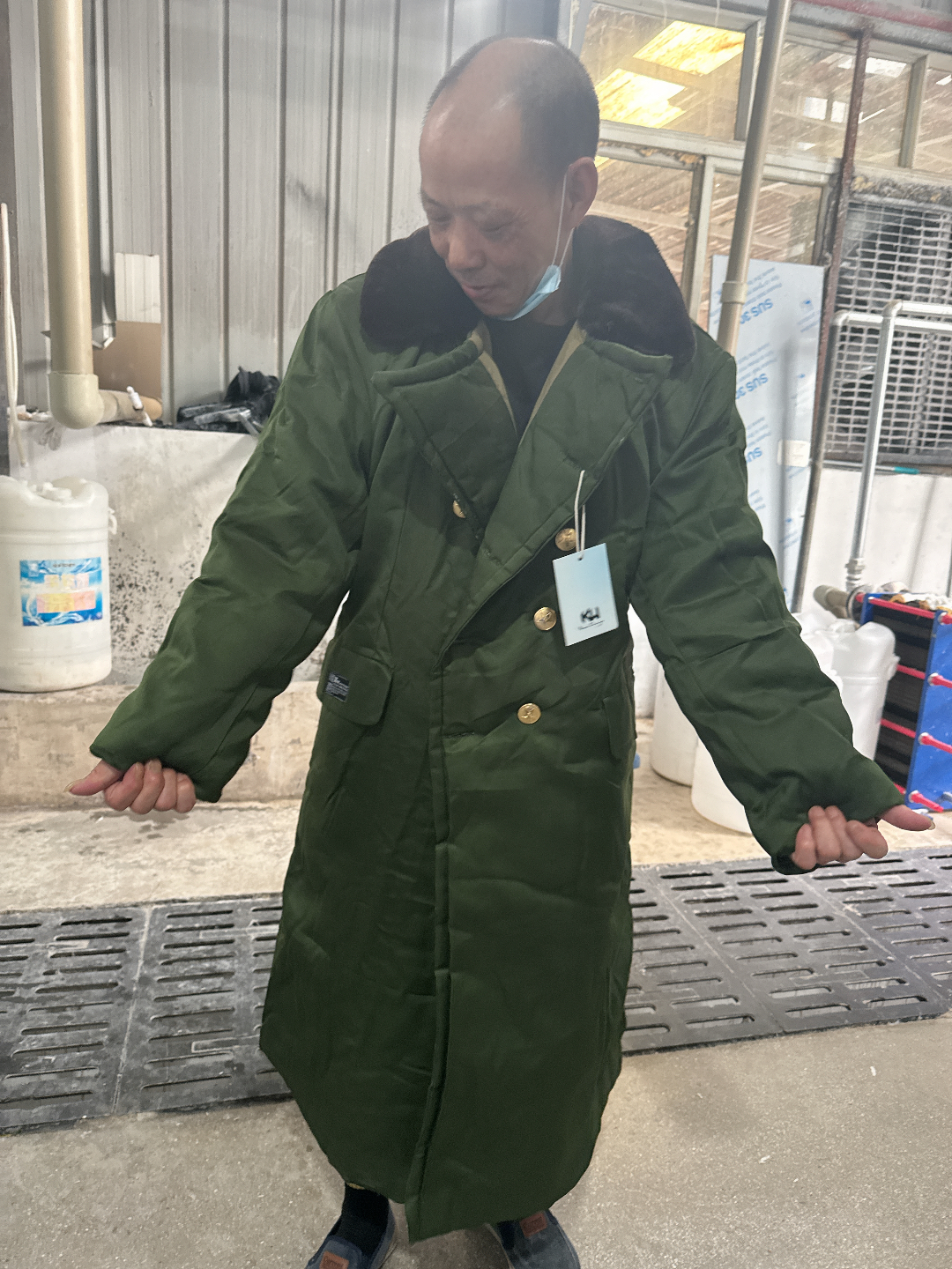 custom review-KW Осенний Зимний Пуховик Унисекс Армейский Зеленый