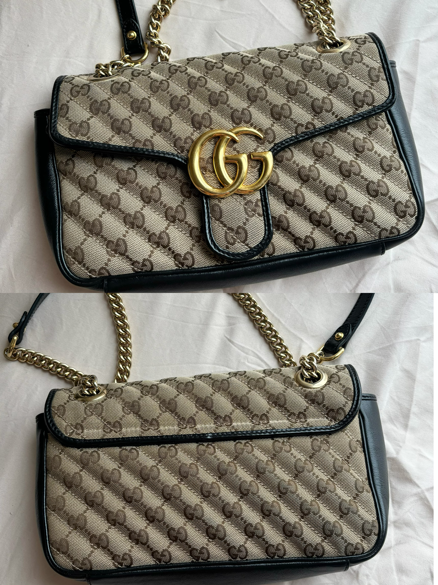 gucci古驰单肩斜挎包 真嘟假嘟