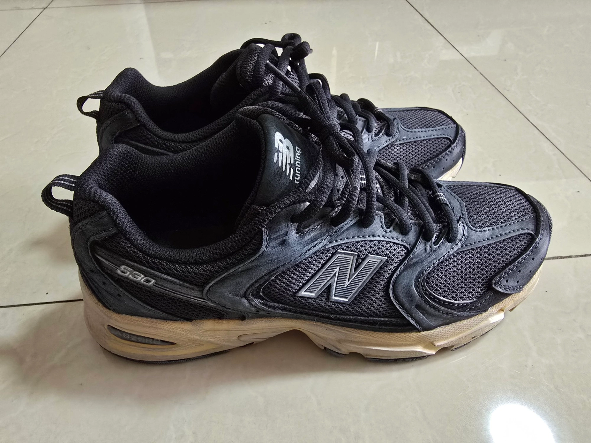 custom review-New Balance NB 530 Low Топ Беговые кроссовки Унисекс Черный