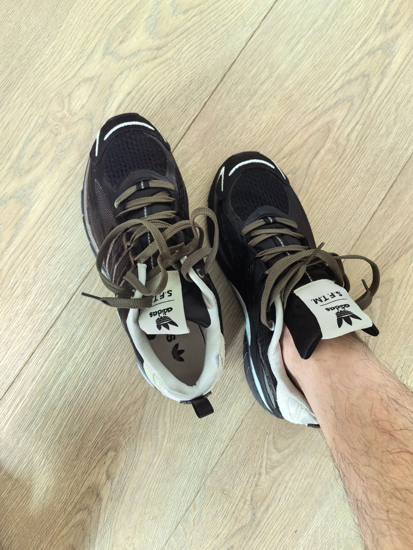 custom review-Adidas Originals ADISTAR CUSHION Повседневная обувь Низкий топ Коричневый зеленый Унисекс