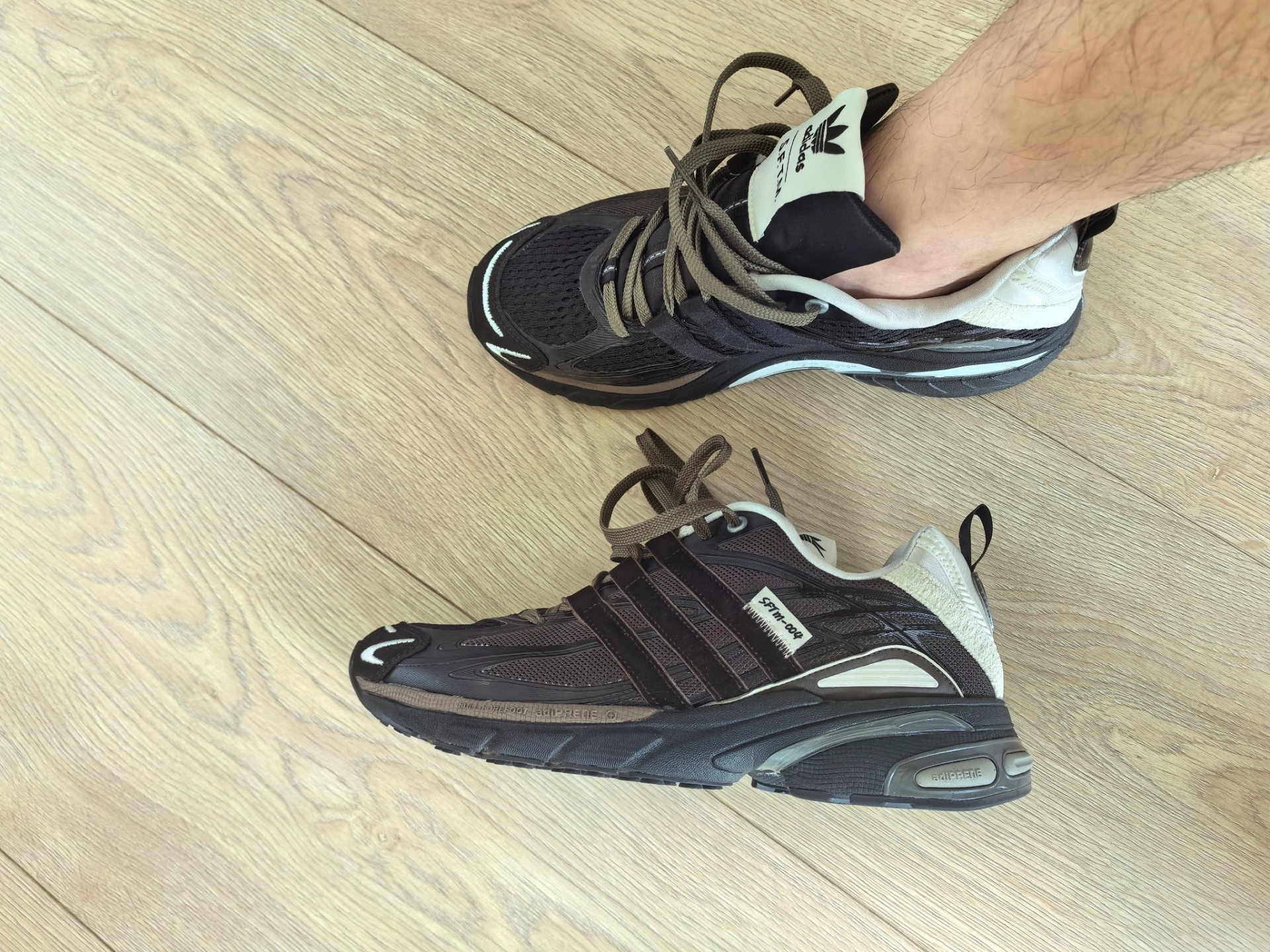 custom review-Adidas Originals ADISTAR CUSHION Повседневная обувь Низкий топ Коричневый зеленый Унисекс