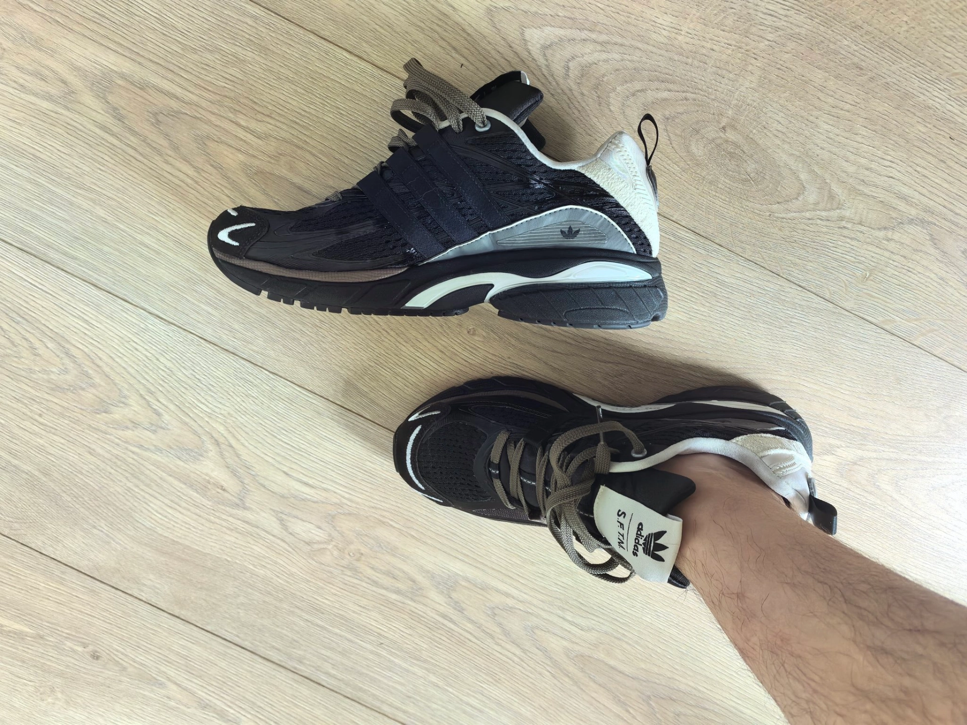 custom review-Adidas Originals ADISTAR CUSHION Повседневная обувь Низкий топ Коричневый зеленый Унисекс