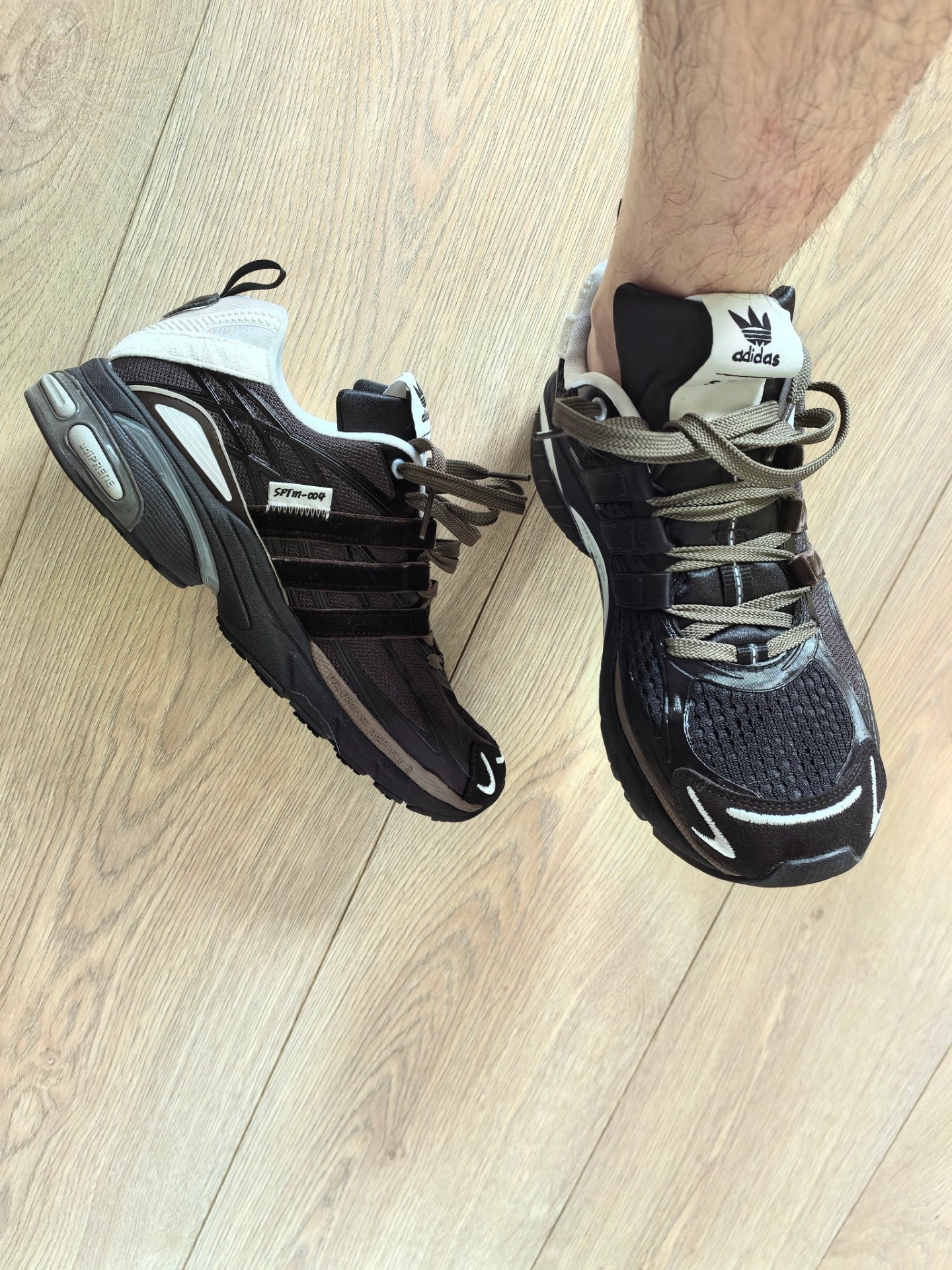 custom review-Adidas Originals ADISTAR CUSHION Повседневная обувь Низкий топ Коричневый зеленый Унисекс