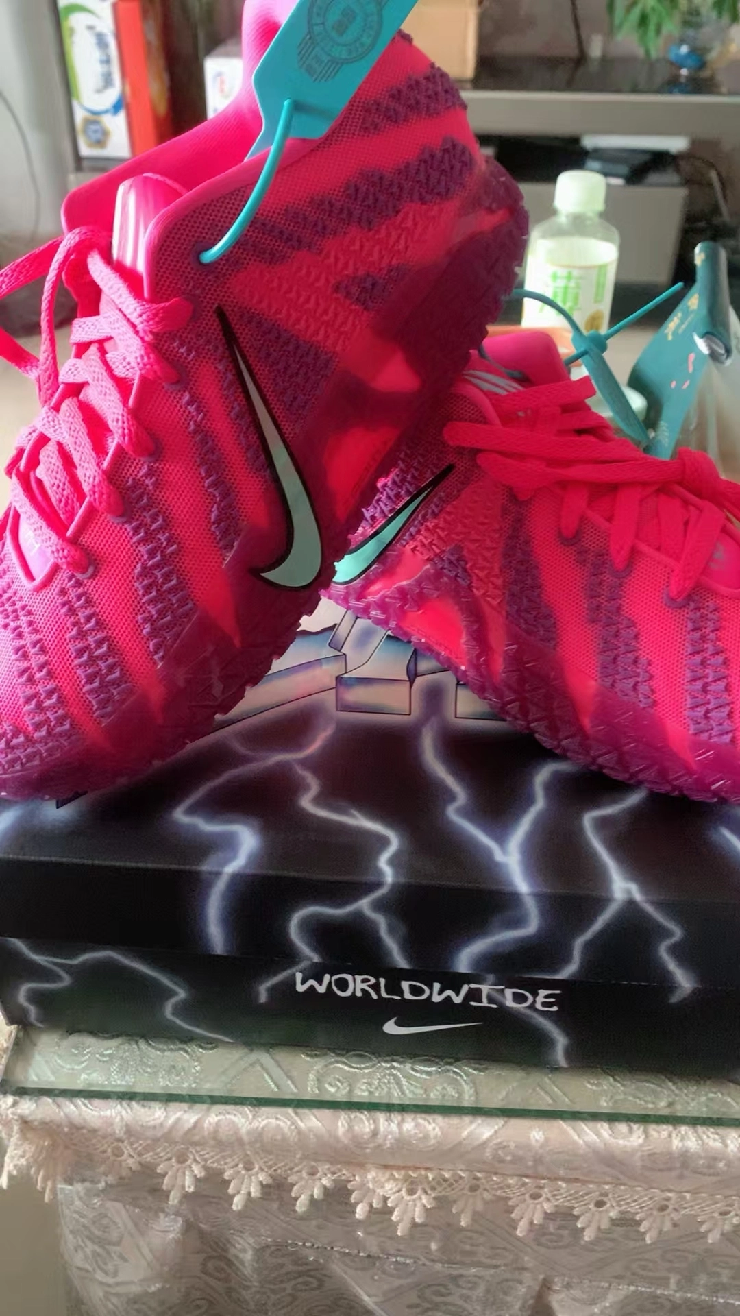 custom review-Nike Ja Morant 3 Rebound Баскетбольные кроссовки Мужские Розовый Фиолетовый