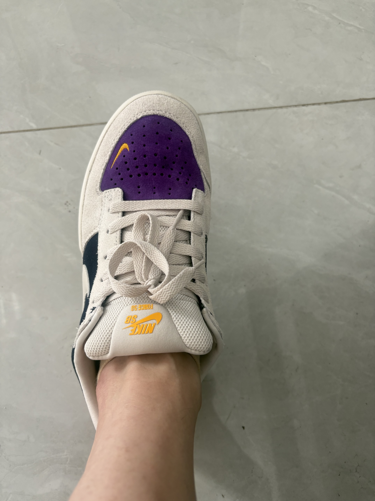 custom review-Nike SB Force 58 Устойчивые к истиранию Дышащие Низкие Кроссовки для скейтбординга Мужские Бежево-фиолетовые