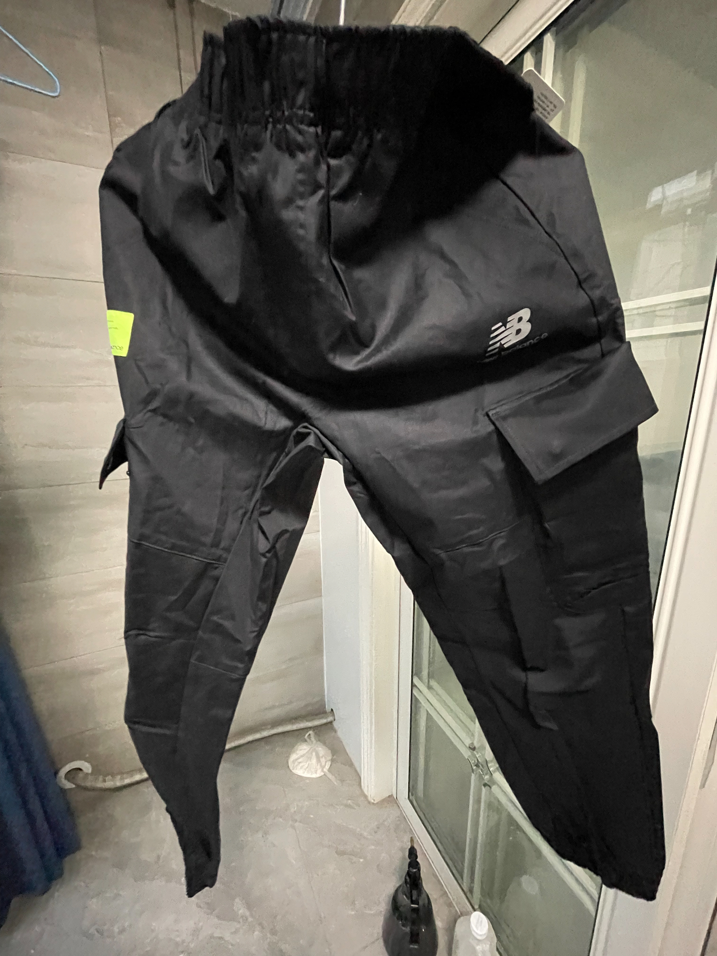 custom review-New Balance совместный бренд Вязаные тренировочные штаны Мужские Черные