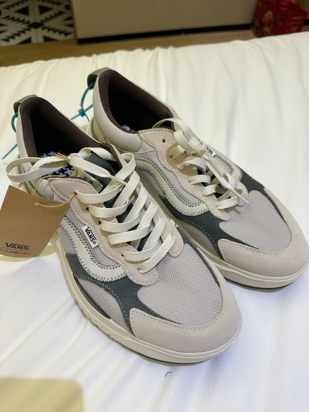 custom review-Vans MTE ULTRARANGE NEO VR3 Устойчивые к истиранию низкие кроссовки для скейтбординга унисекс белые Rice серый