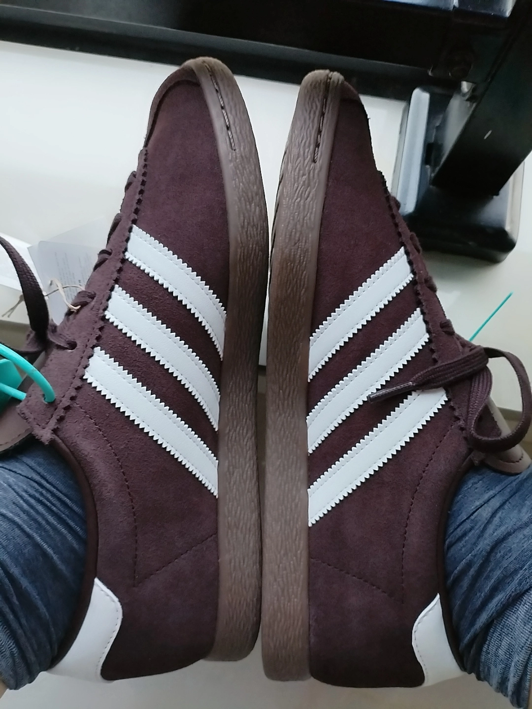 custom review-Adidas Originals Городской Slip Resistant Abrasion Resistant Низкий Топ Скейтборд Кроссовки Унисекс Коричневый