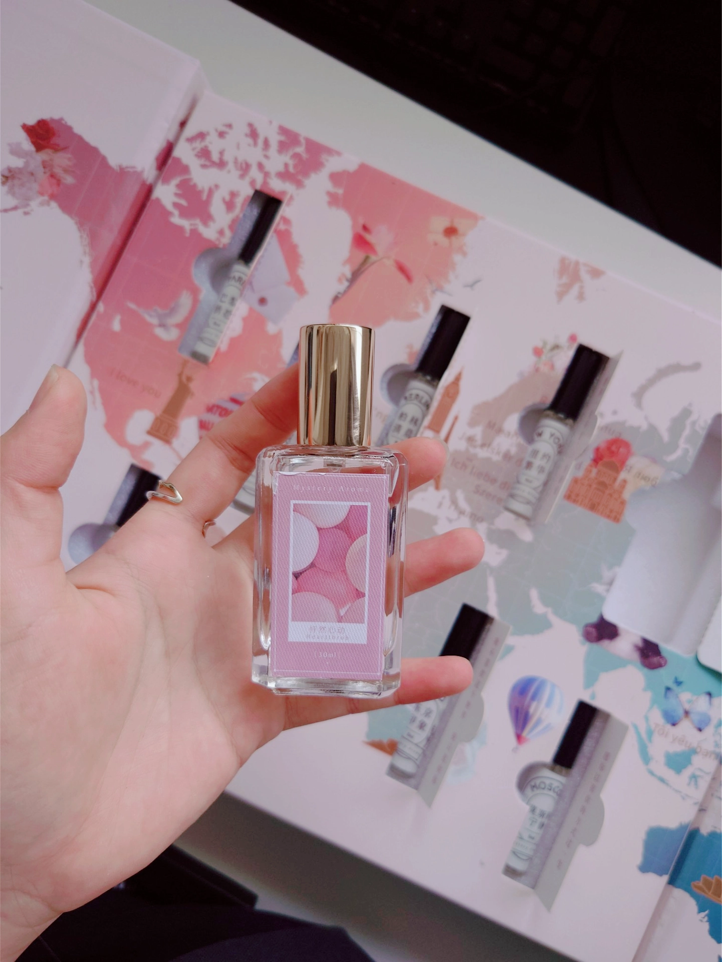 怦然心动啦,未知气味环球旅行香水盲盒