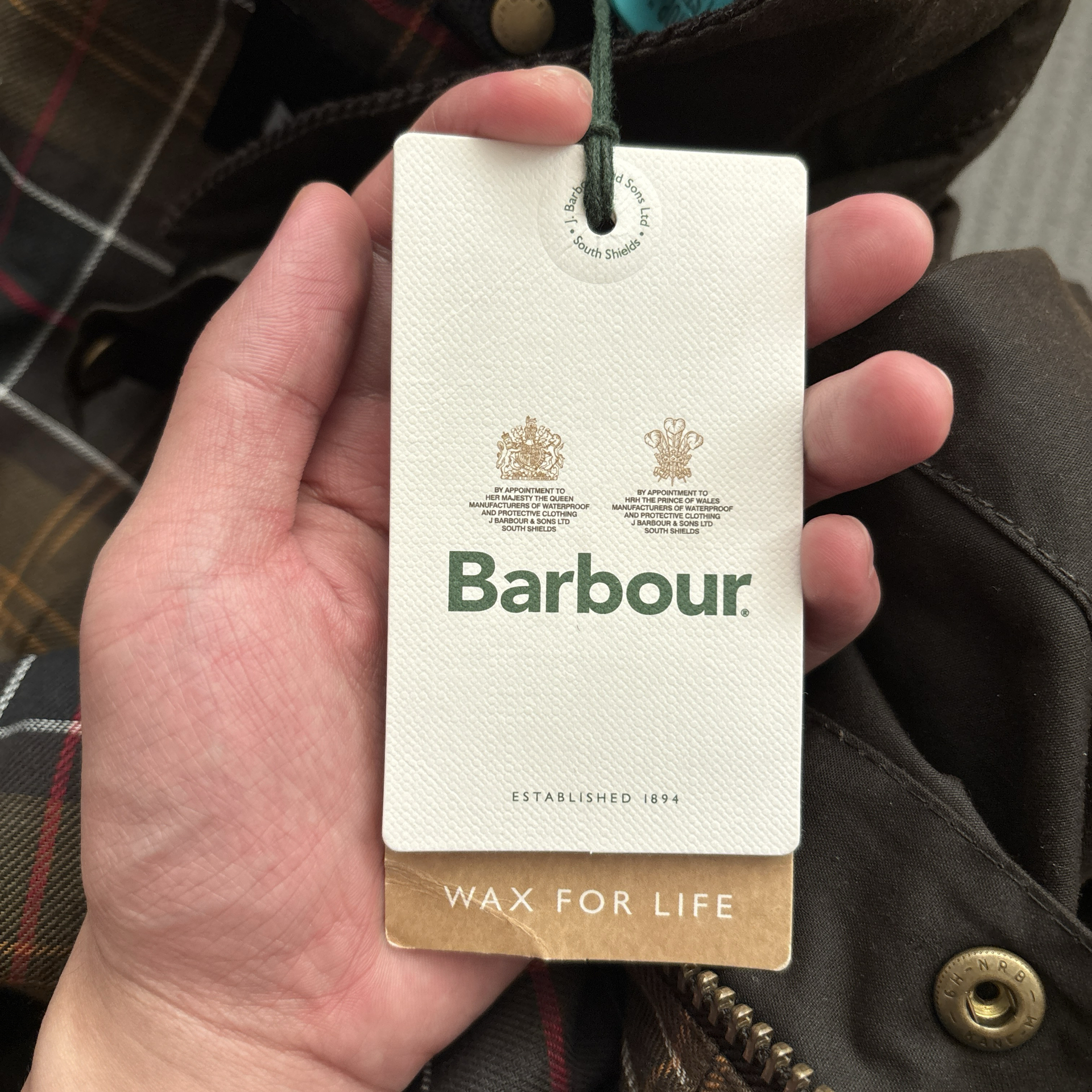 custom review-BARBOUR Куртки и Пальто Мужской Зеленый
