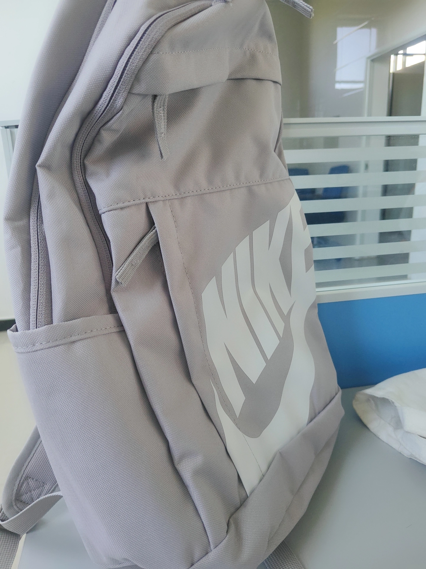 custom review-Nike Elemental Ткань Рюкзак Унисекс Университетский Серый PEAK Белый