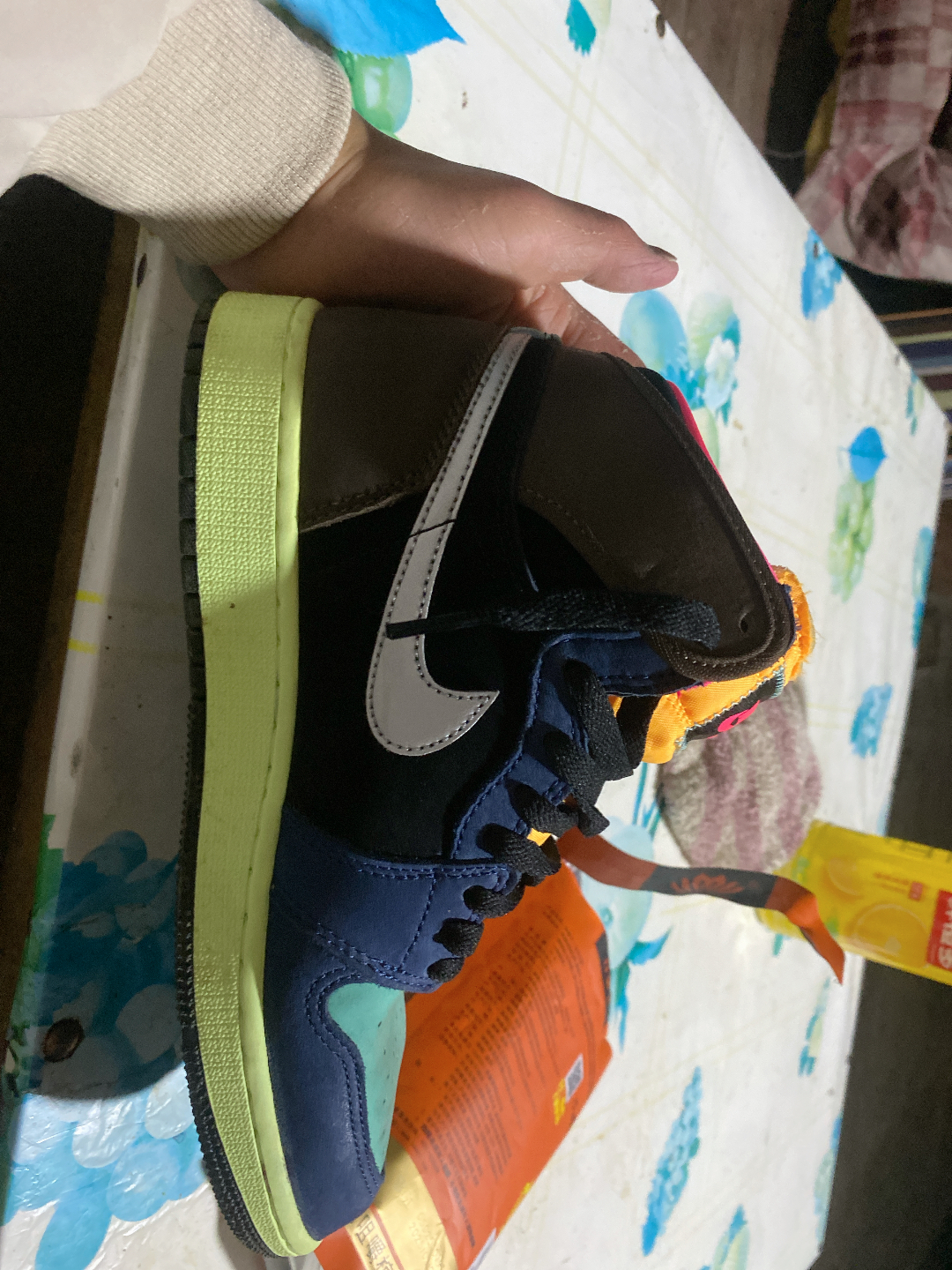 custom review-Jordan Air Jordan 1 Детские баскетбольные кроссовки High Топ Унисекс