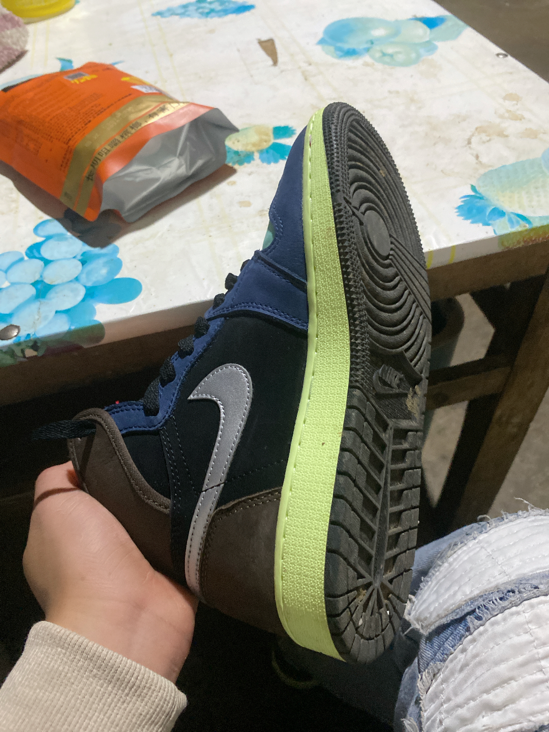 custom review-Jordan Air Jordan 1 Детские баскетбольные кроссовки High Топ Унисекс