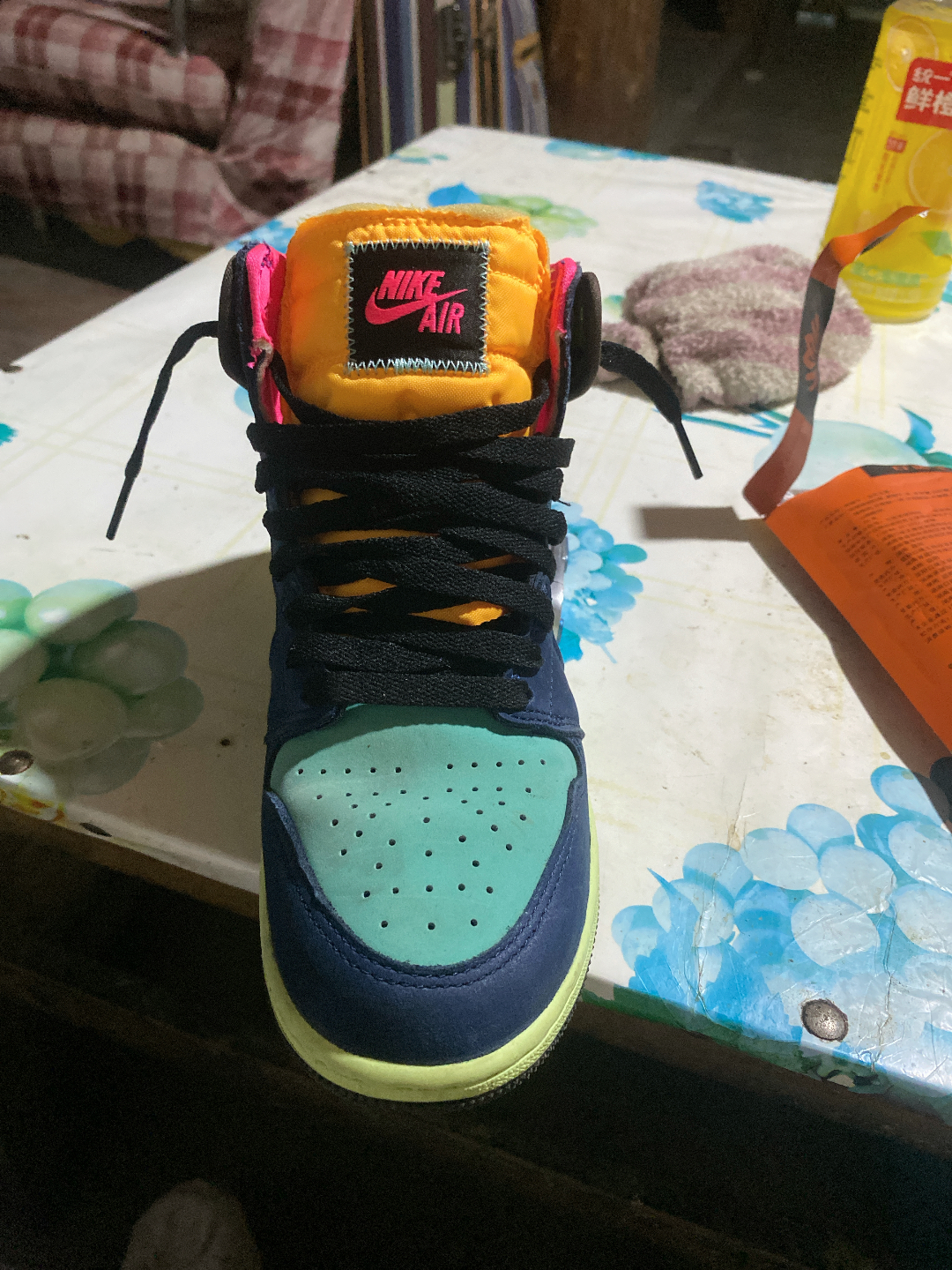 custom review-Jordan Air Jordan 1 Детские баскетбольные кроссовки High Топ Унисекс