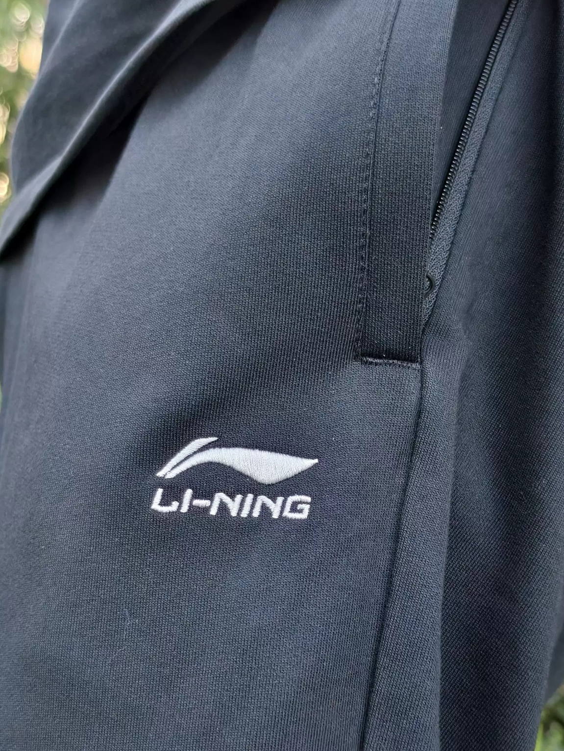 custom review-LINING Sports Fashion Collection Вязаные тренировочные штаны мужские черные