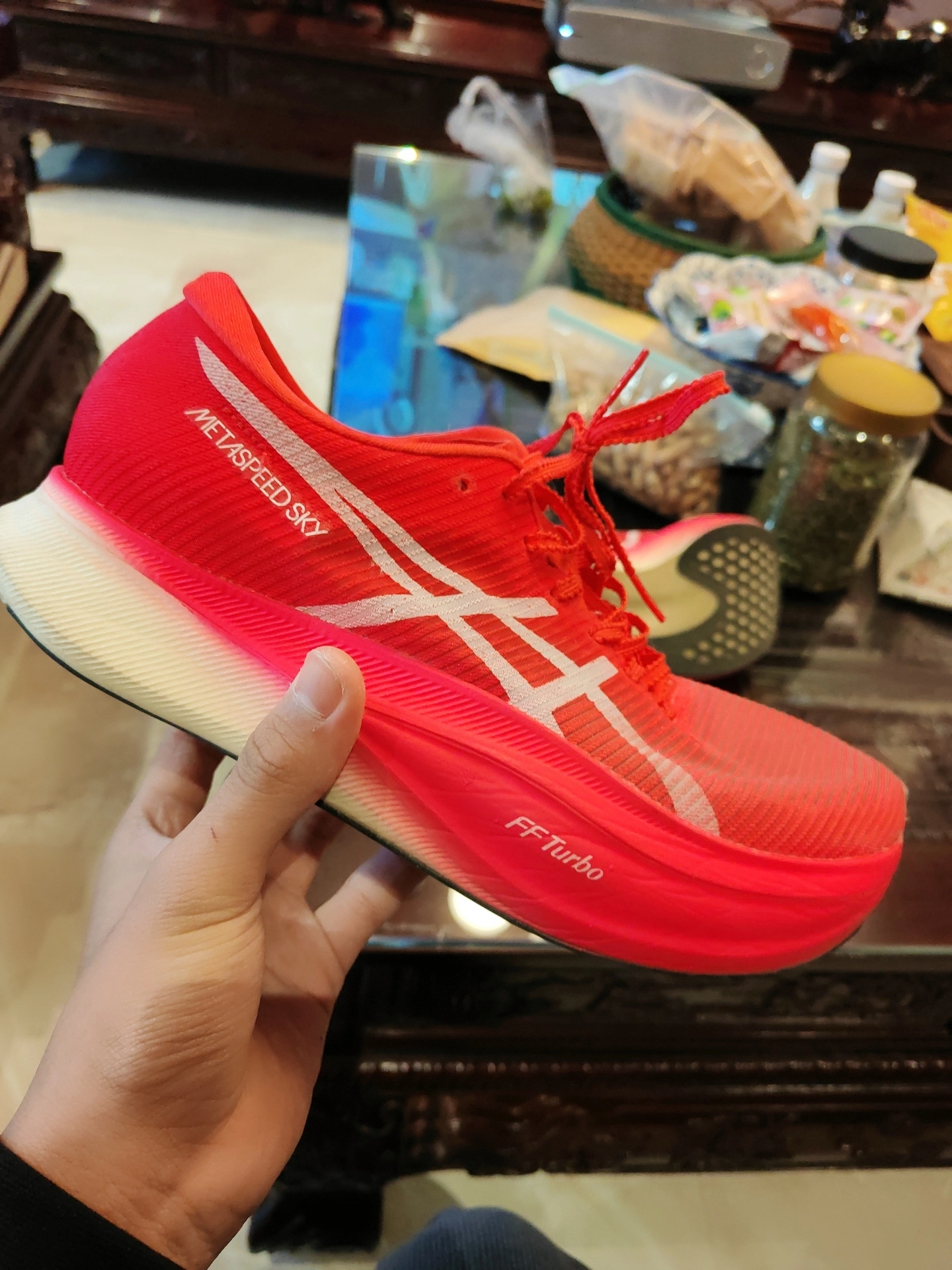 custom review-ASICS Metaspeed Sky+ Дышащий Низкий Топ Карбоновая плита Марафон Тренировки Длинный бег И Гонки Беговые кроссовки