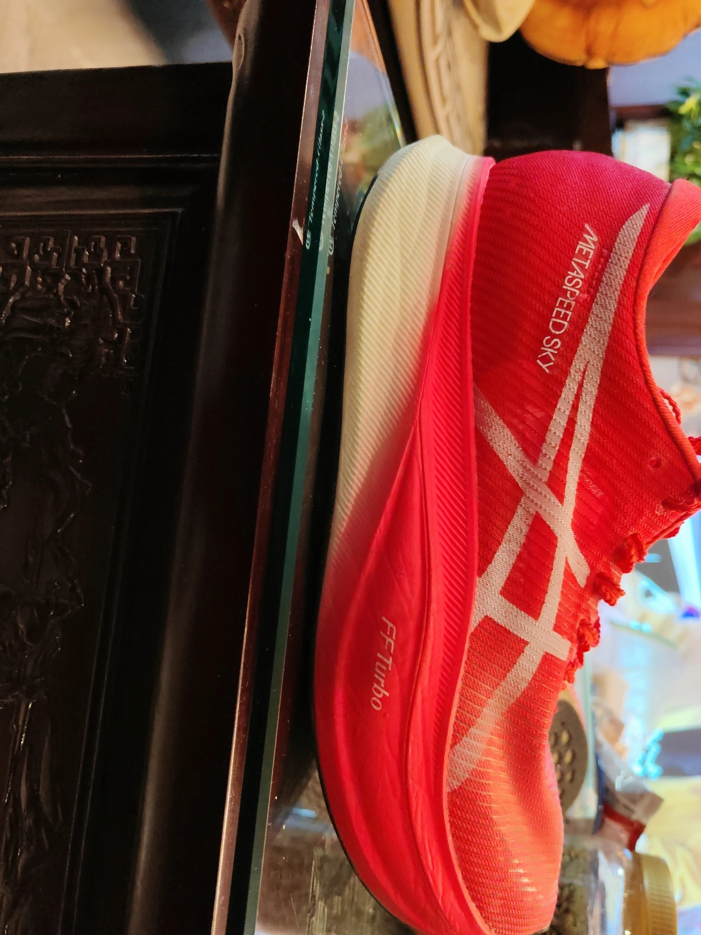 custom review-ASICS Metaspeed Sky+ Дышащий Низкий Топ Карбоновая плита Марафон Тренировки Длинный бег И Гонки Беговые кроссовки